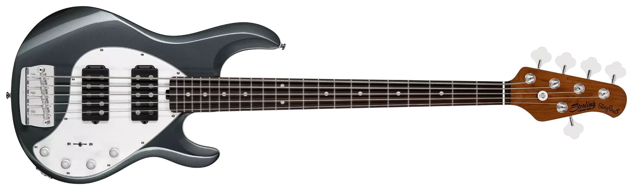 Sterling by Music Man StingRay RAY35HH Charcoal Frost 7