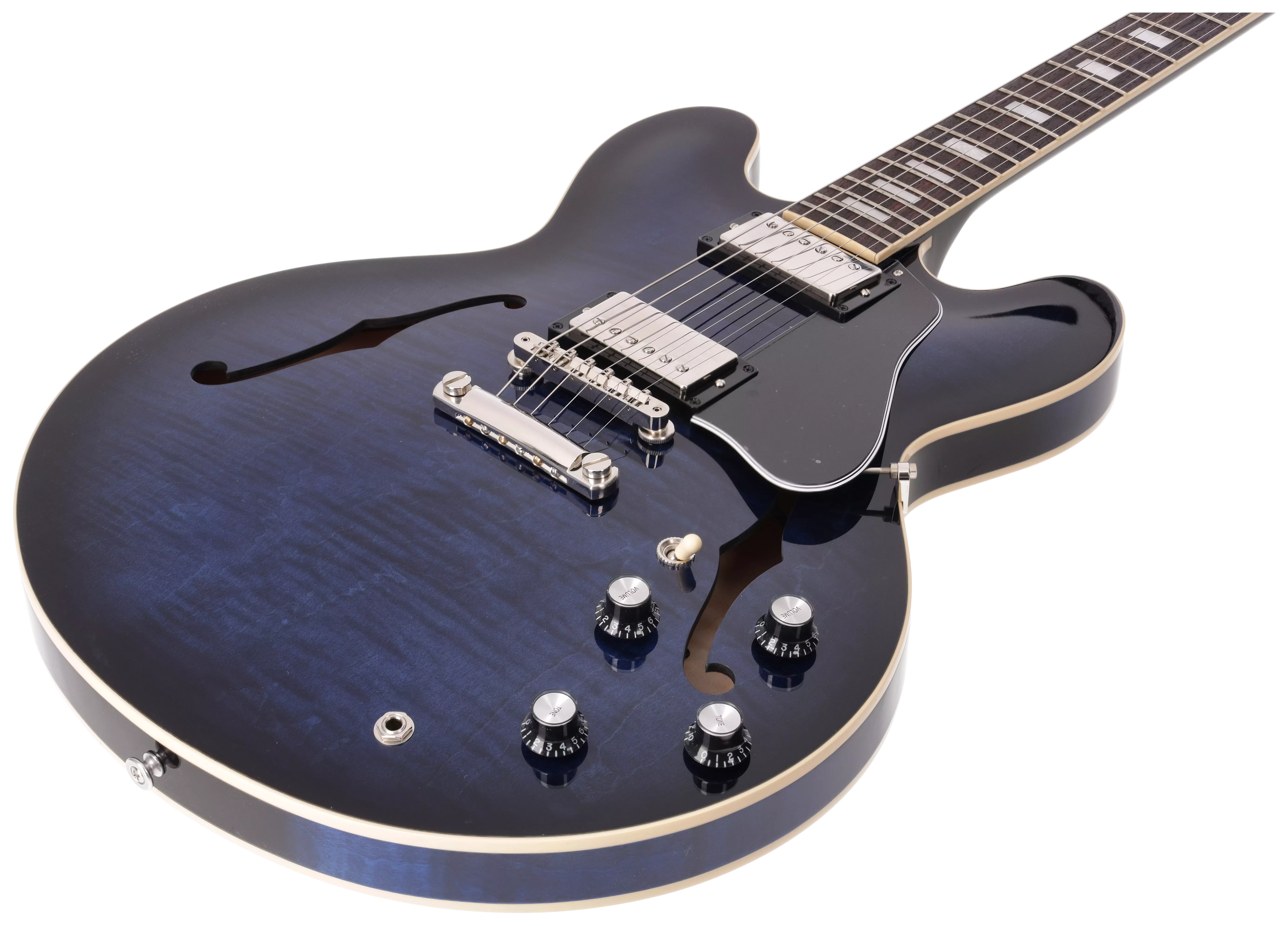 Gibson ES-335 Figured Deep Ocean Burst 4