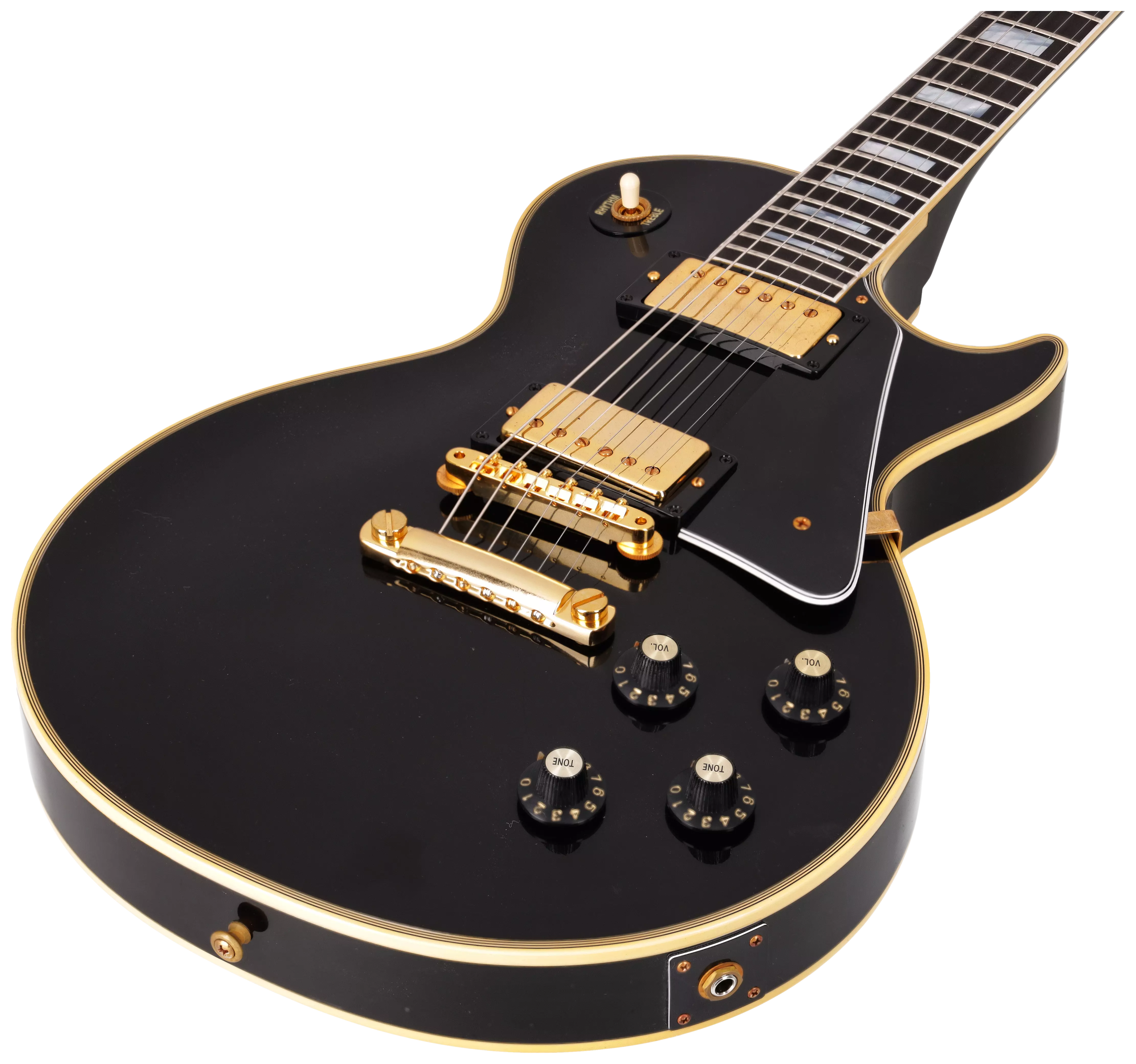 Gibson 1968 Les Paul Custom Reissue Ultra Light Aged Ebony Murphy Lab #2 5