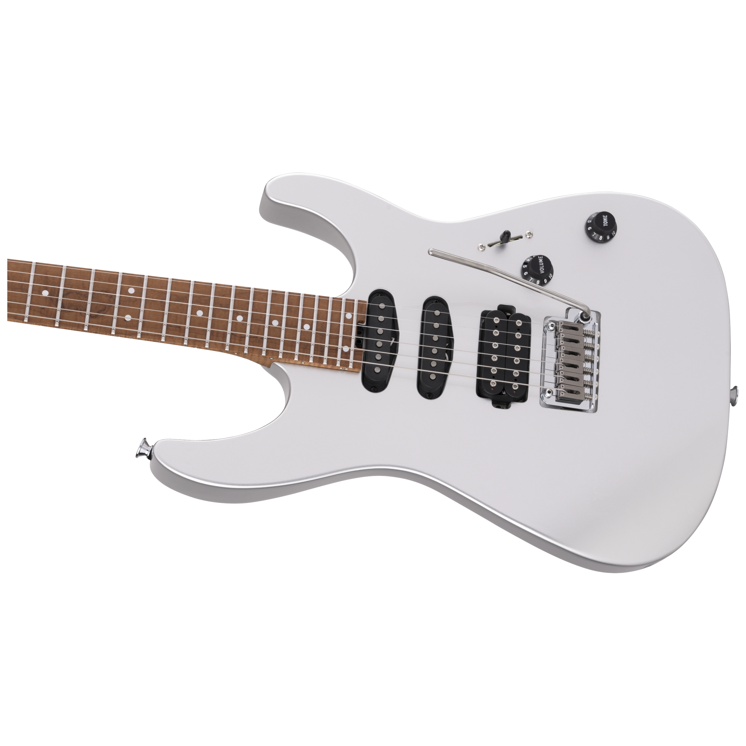 Charvel USA Select DK24 HSS 2PT CM Satin White 5