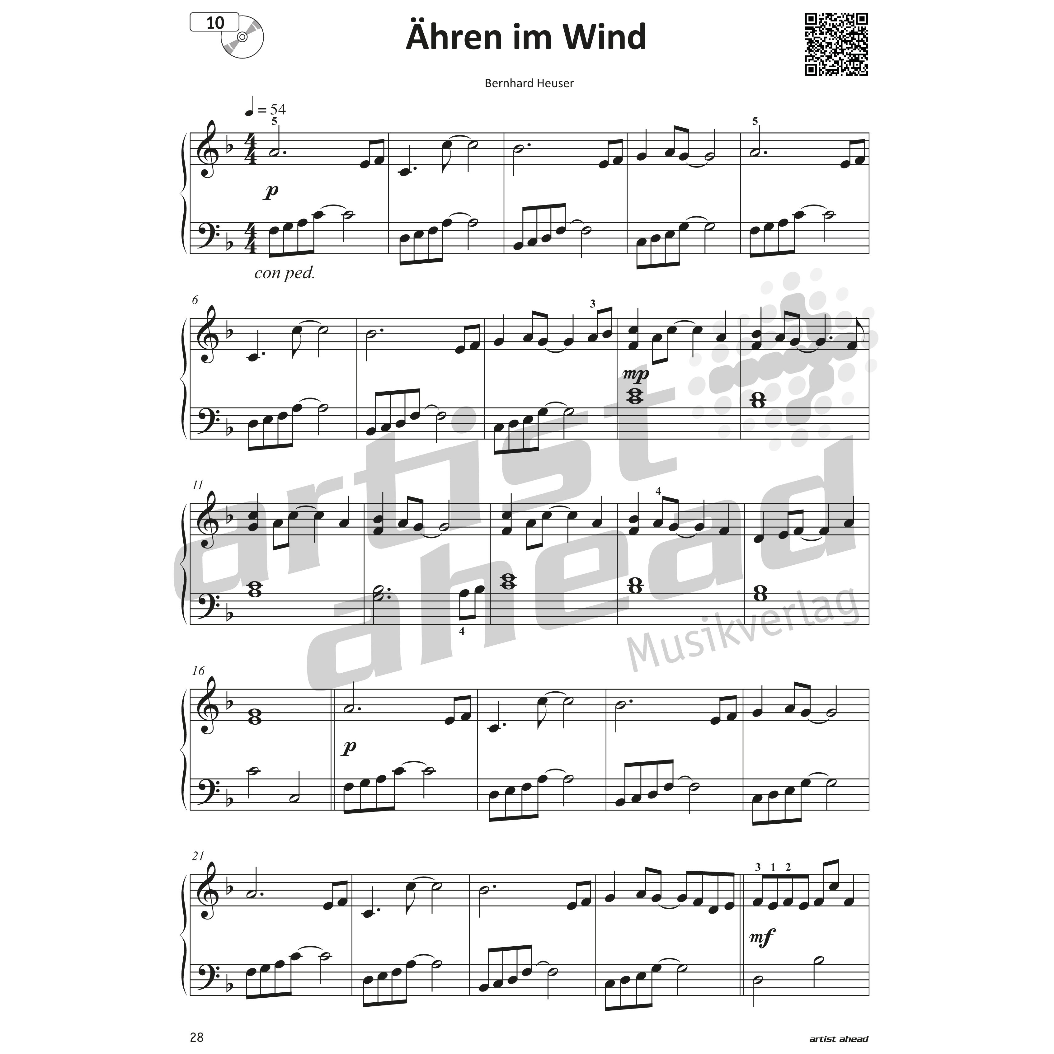 Artist Ahead Klaviermusik zum Träumen - Bernhard Heuser 10