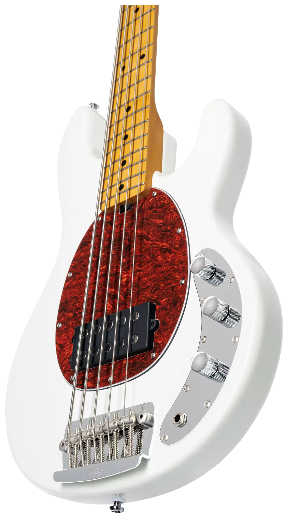 Sterling by Music Man StingRay RAY25CA Olympic White 4