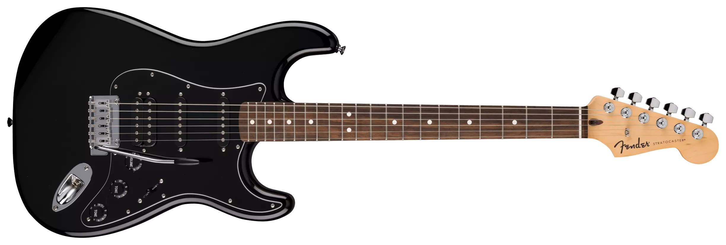 Fender Standard Stratocaster HSS LRL BPG BLK 6