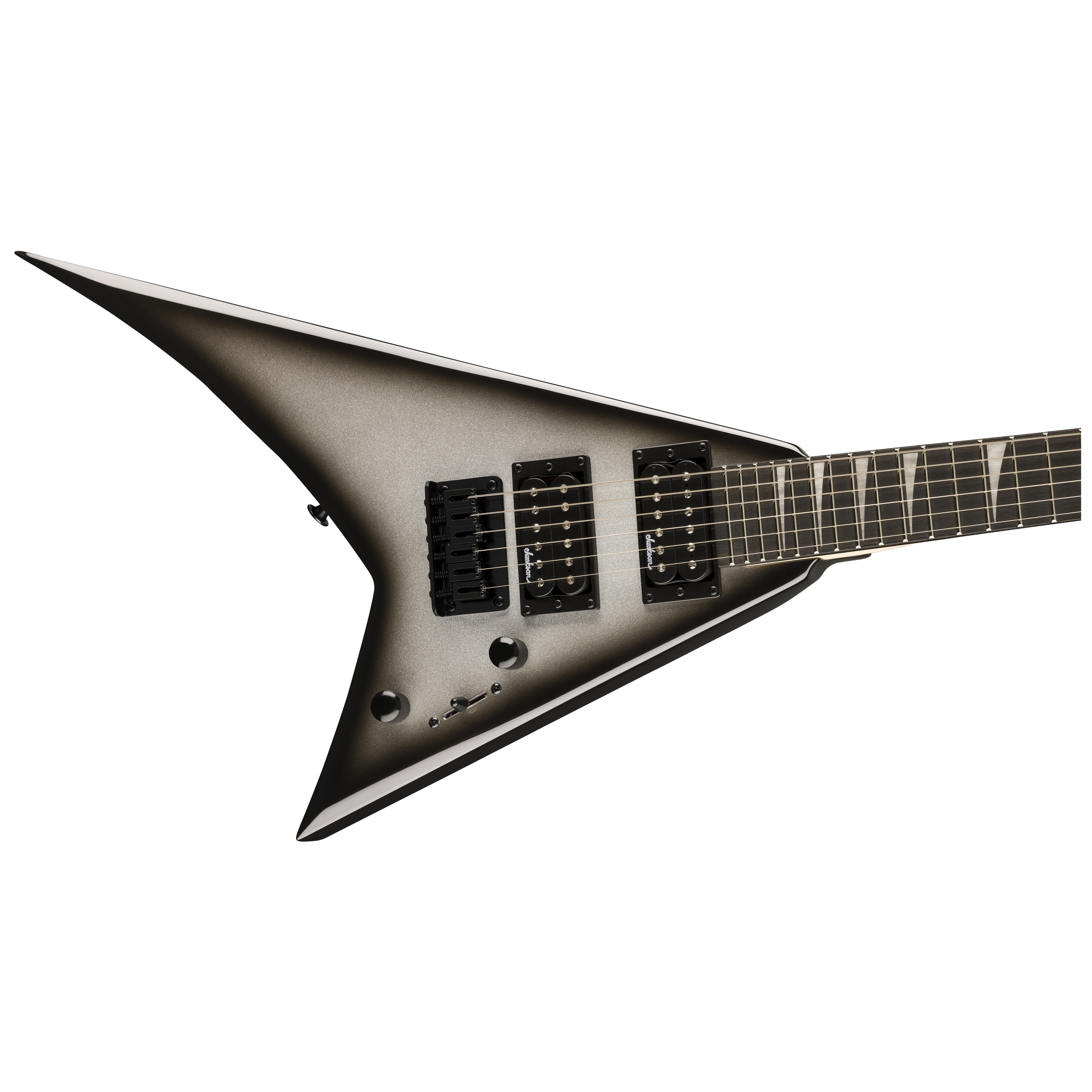 Jackson JS Series Rhoads Minion JS1X Amaranth Silver Burst 4