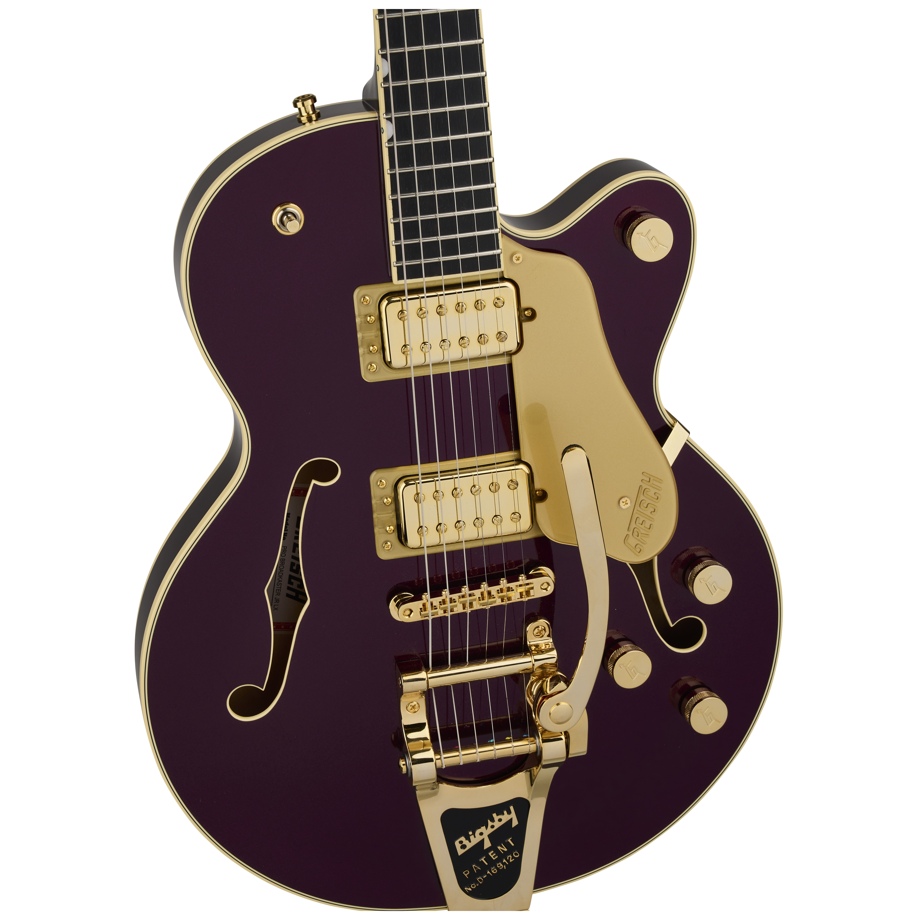 Gretsch Broadkaster Jr. LX CB GH Blackberry 2