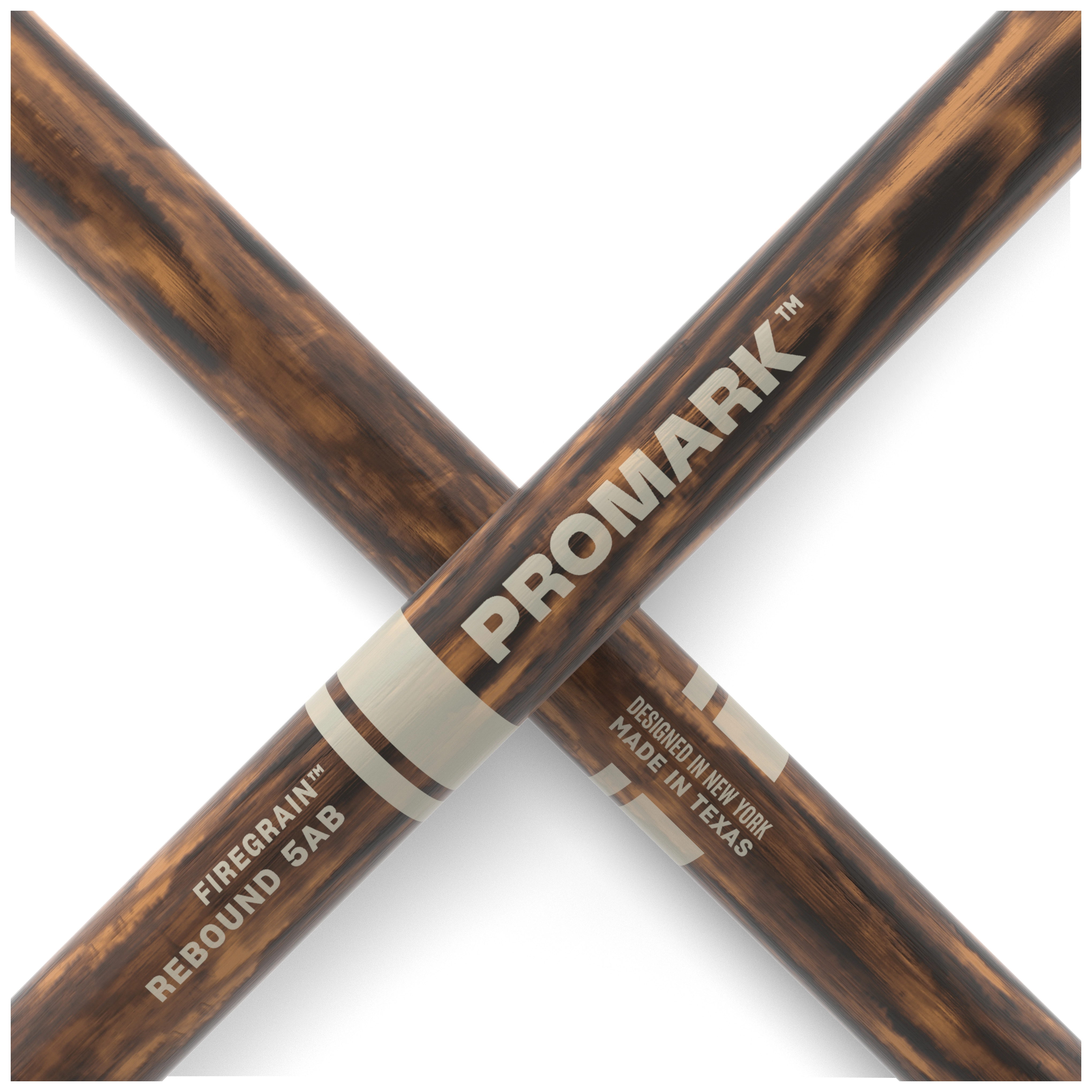 ProMark R5ABFG - Rebound 5AB Firegrain - Hickory - Wood Tip 2