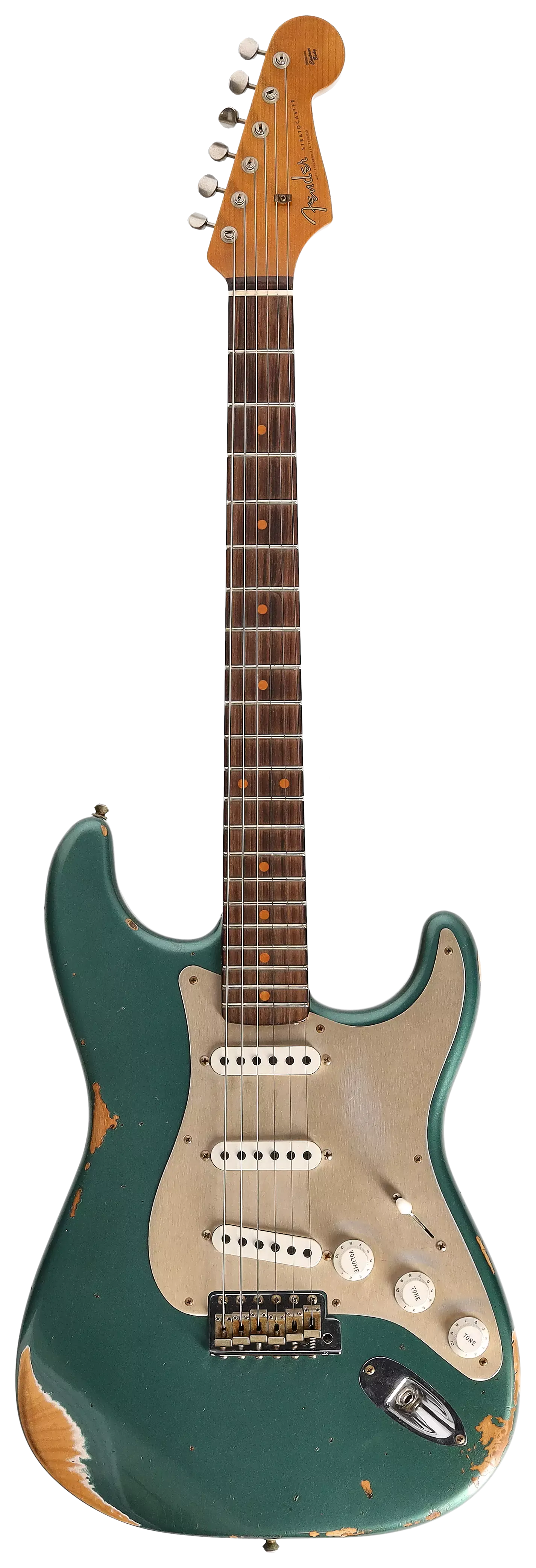 Fender Custom Shop 1959 Stratocaster RW Roasted Heavy Relic Aged Sherwood Green Metallic #2