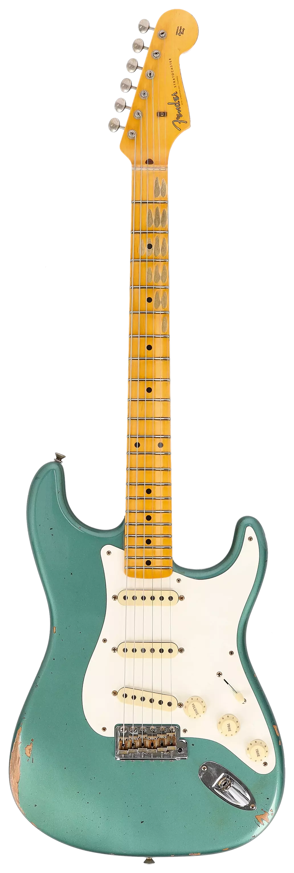 Fender LTD Custom Shop 57 Stratocaster Relic Faded Aged Sherwood Green Metallic