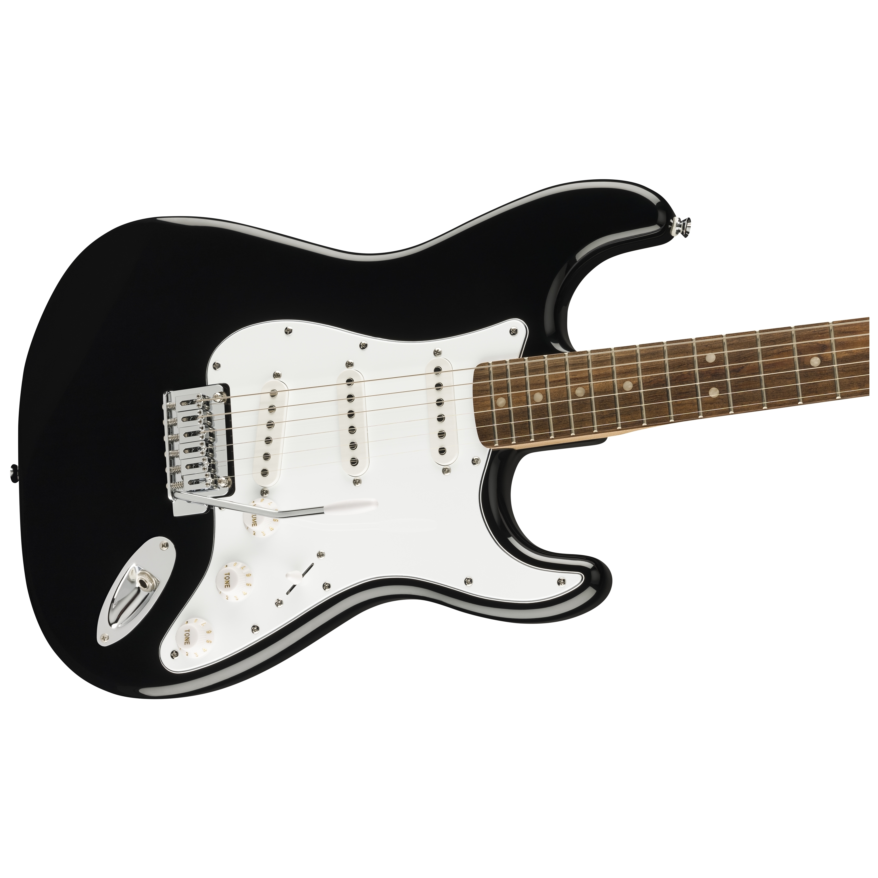 Squier by Fender Affinity Stratocaster Mustang Micro Pack LRL BK 3