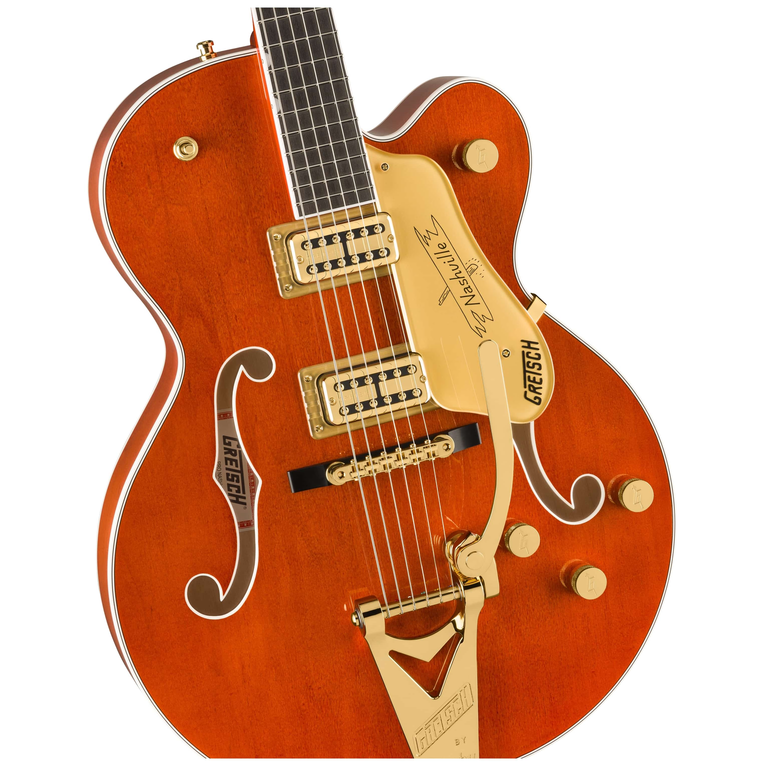 Gretsch Nashville Hollow Body Bigsby EB Orange 5