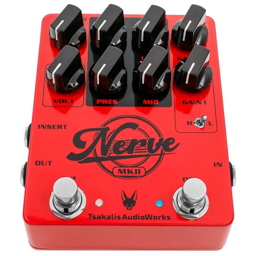 Tsakalis AudioWorks Nerve MKII Touch Sensitive High Gain Distortion 4