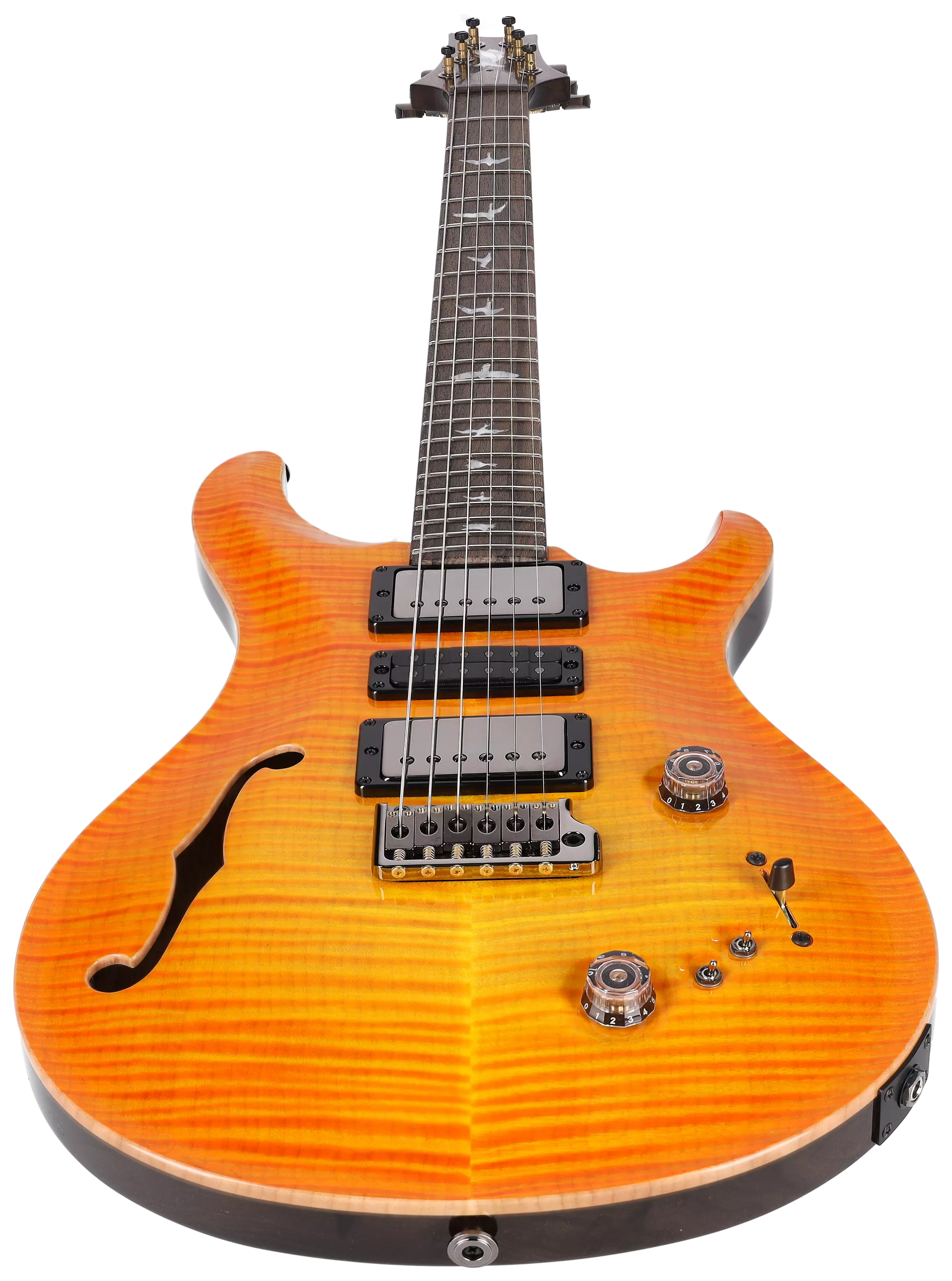 PRS LTD Private Stock Special Semi Hollow Citrus Glow 3