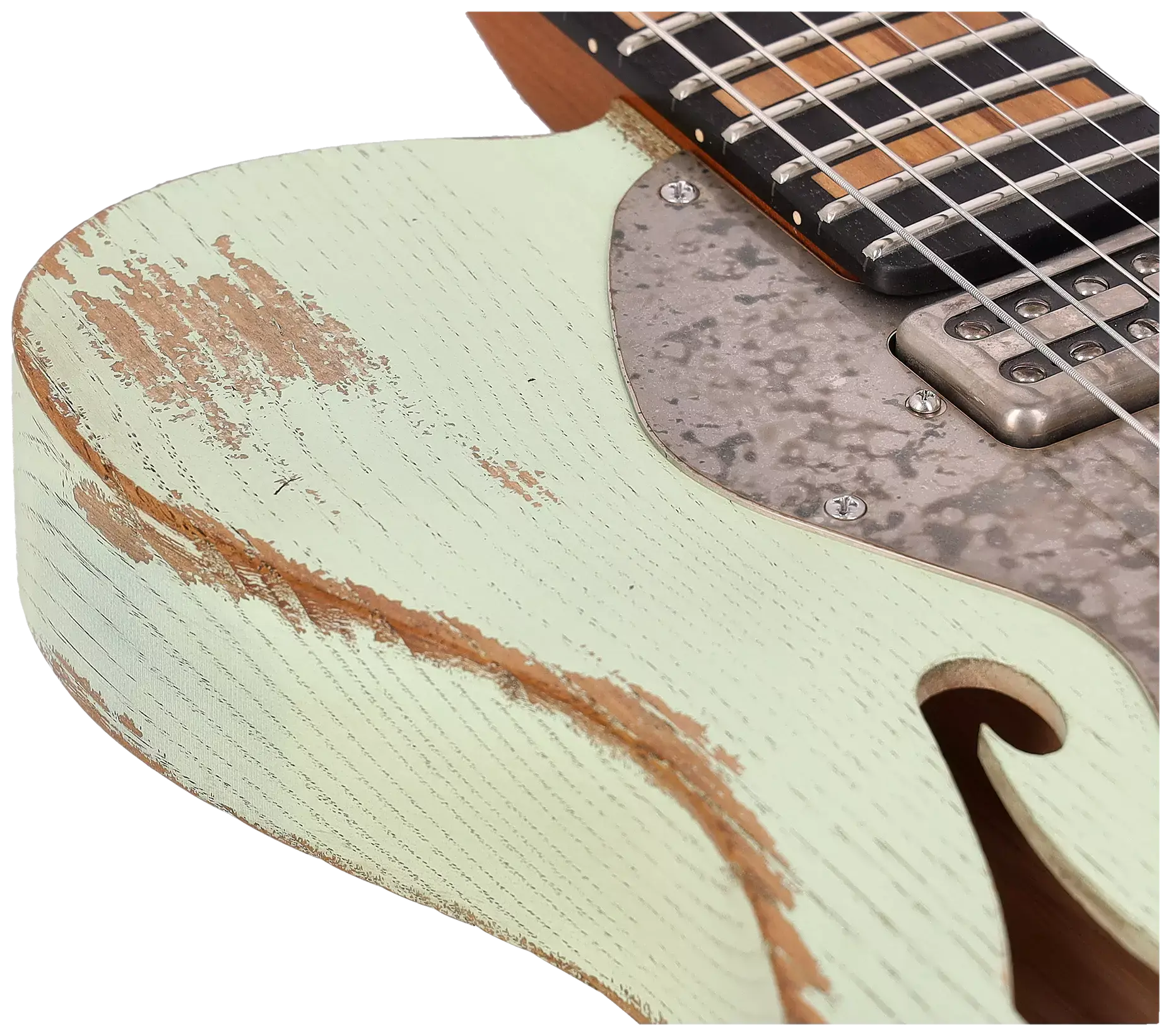 Paoletti Guitars Nancy Lounge Heavy Aged Sage Green #211523 9