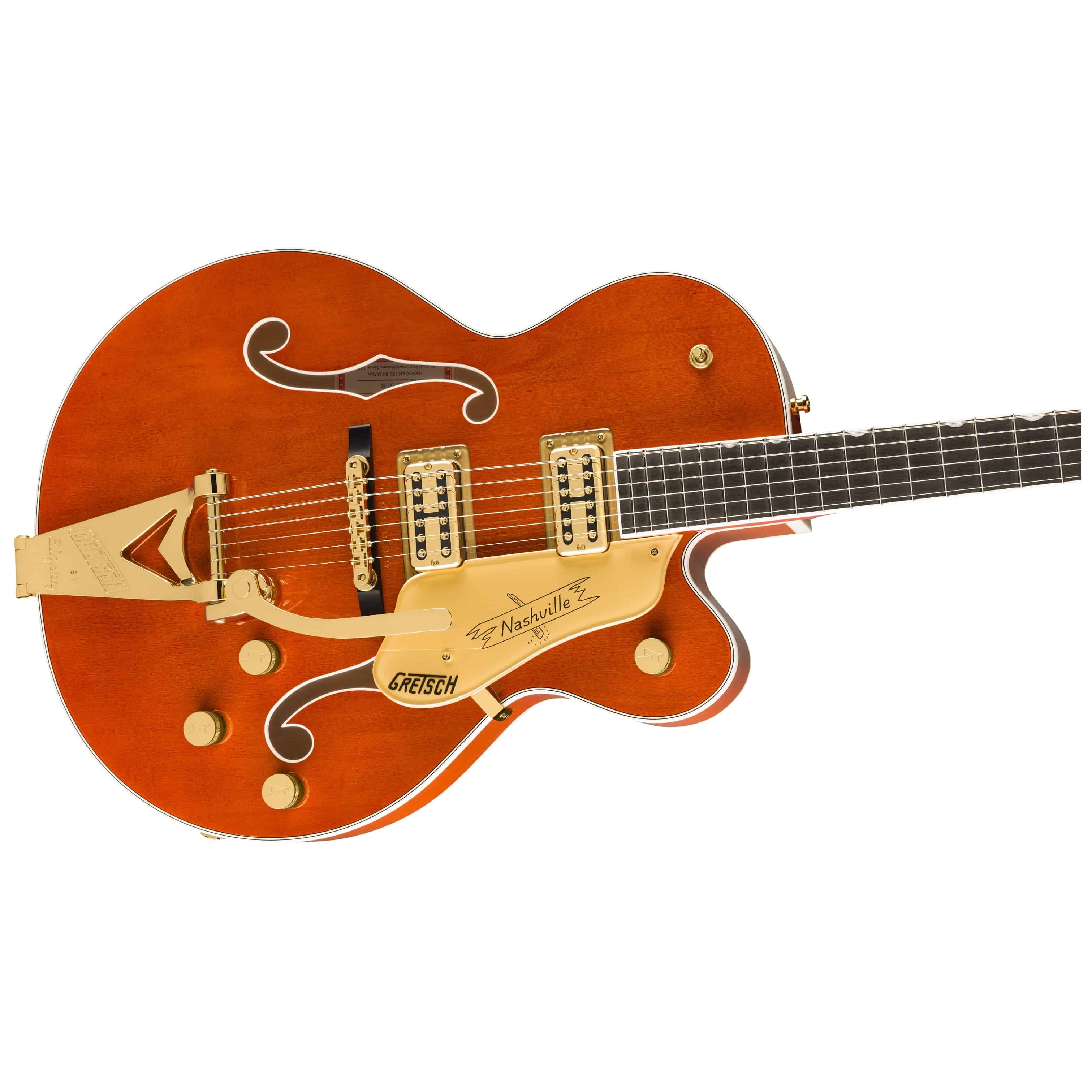 Gretsch Nashville Hollow Body Bigsby EB Orange 4