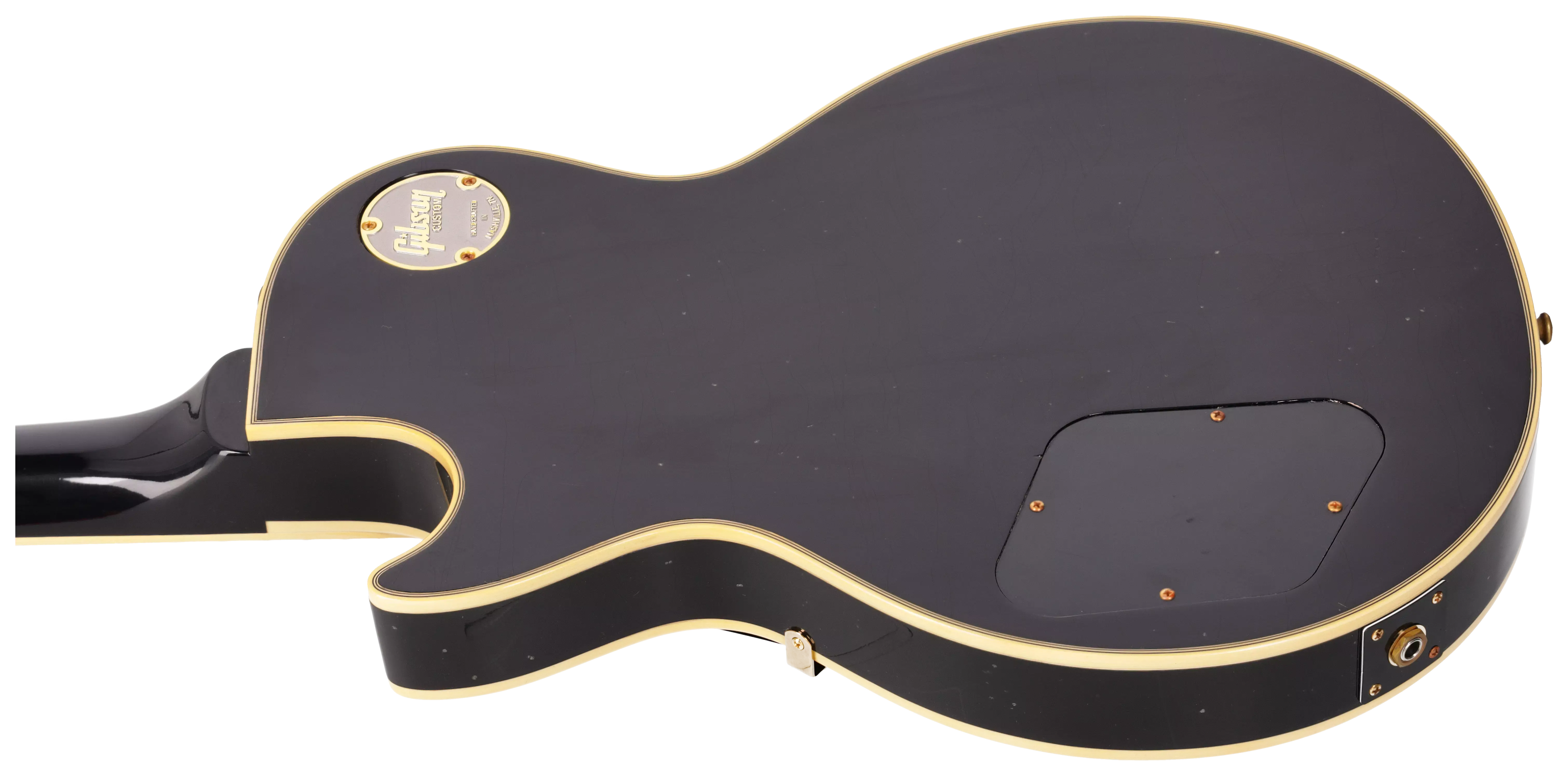 Gibson 1968 Les Paul Custom Reissue Ultra Light Aged Ebony Murphy Lab #3 10