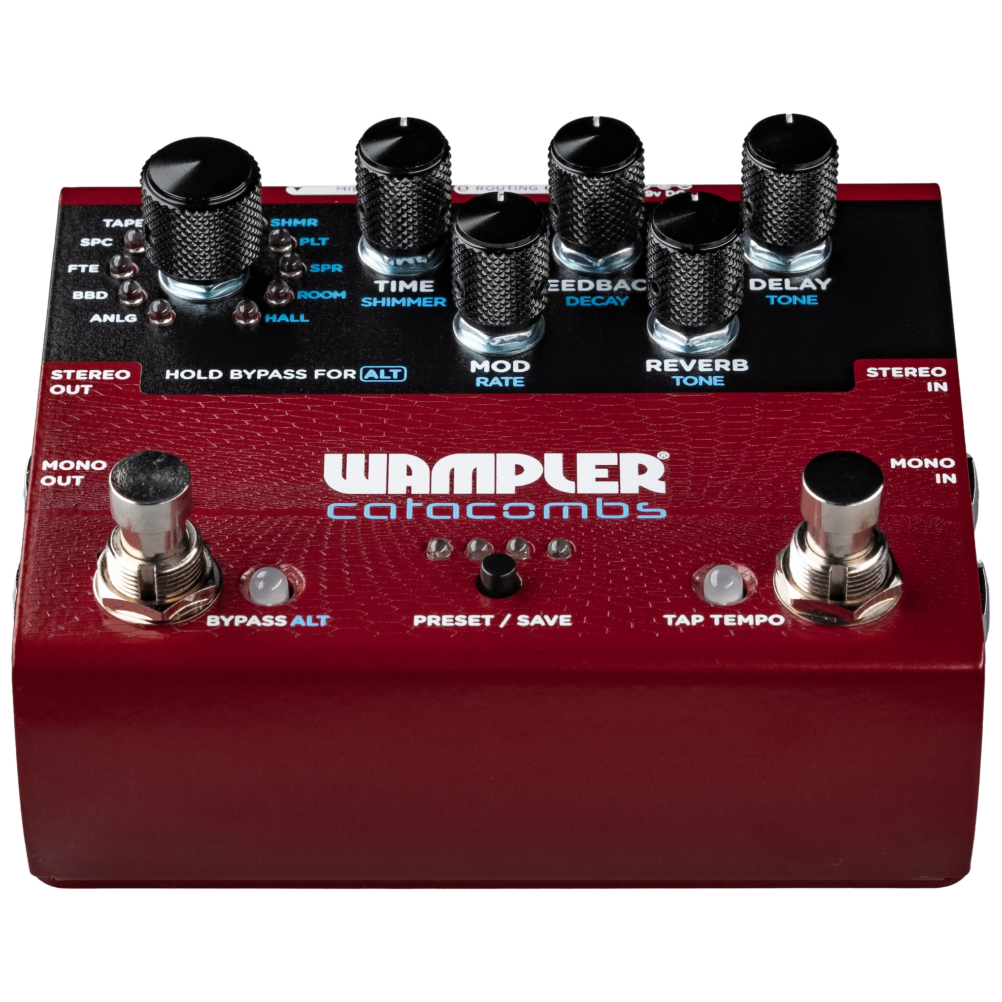 Wampler Catacombs Reverb and Delay Pedal 1