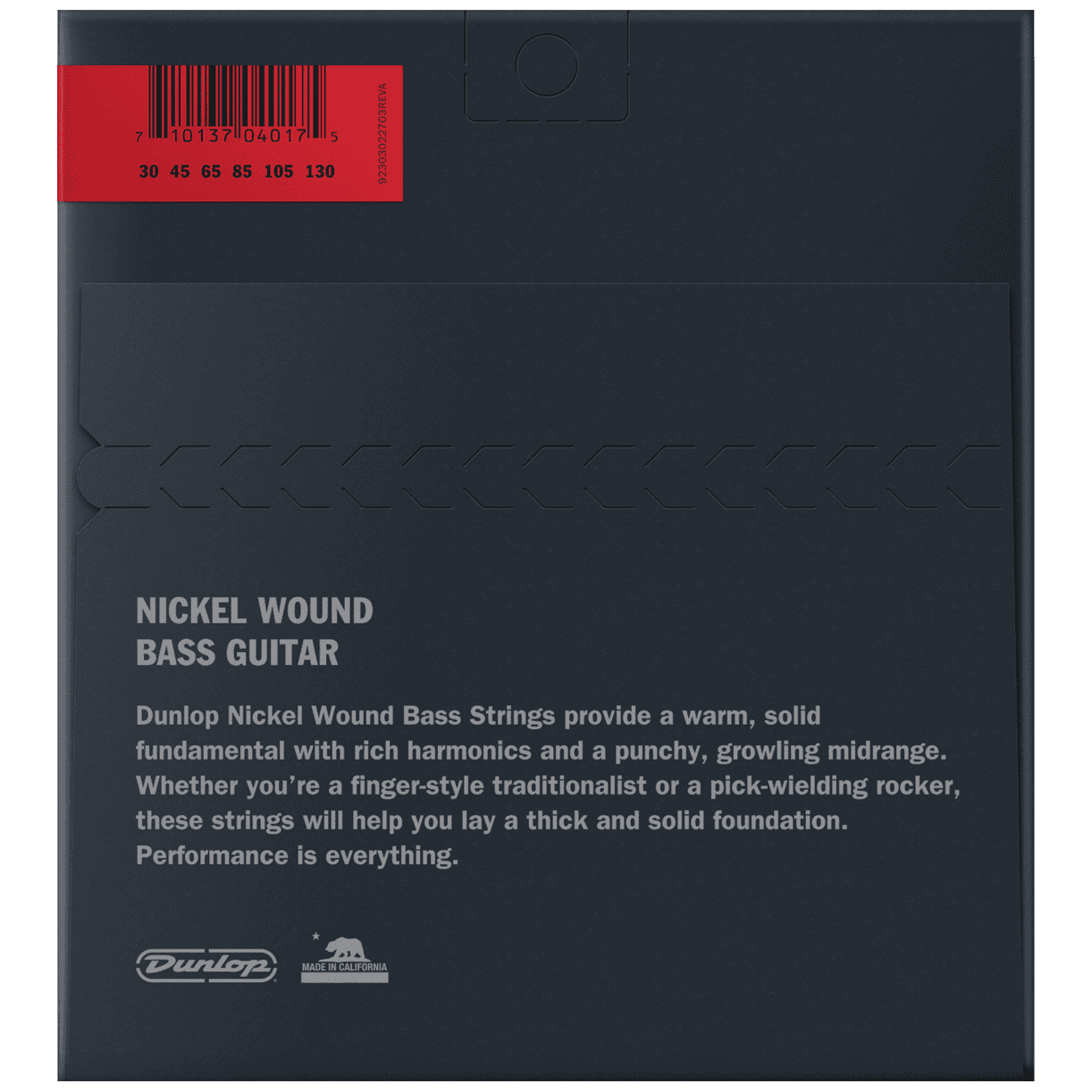 Dunlop DBN30130 Nickel Wound Medium 6-String | 30-130