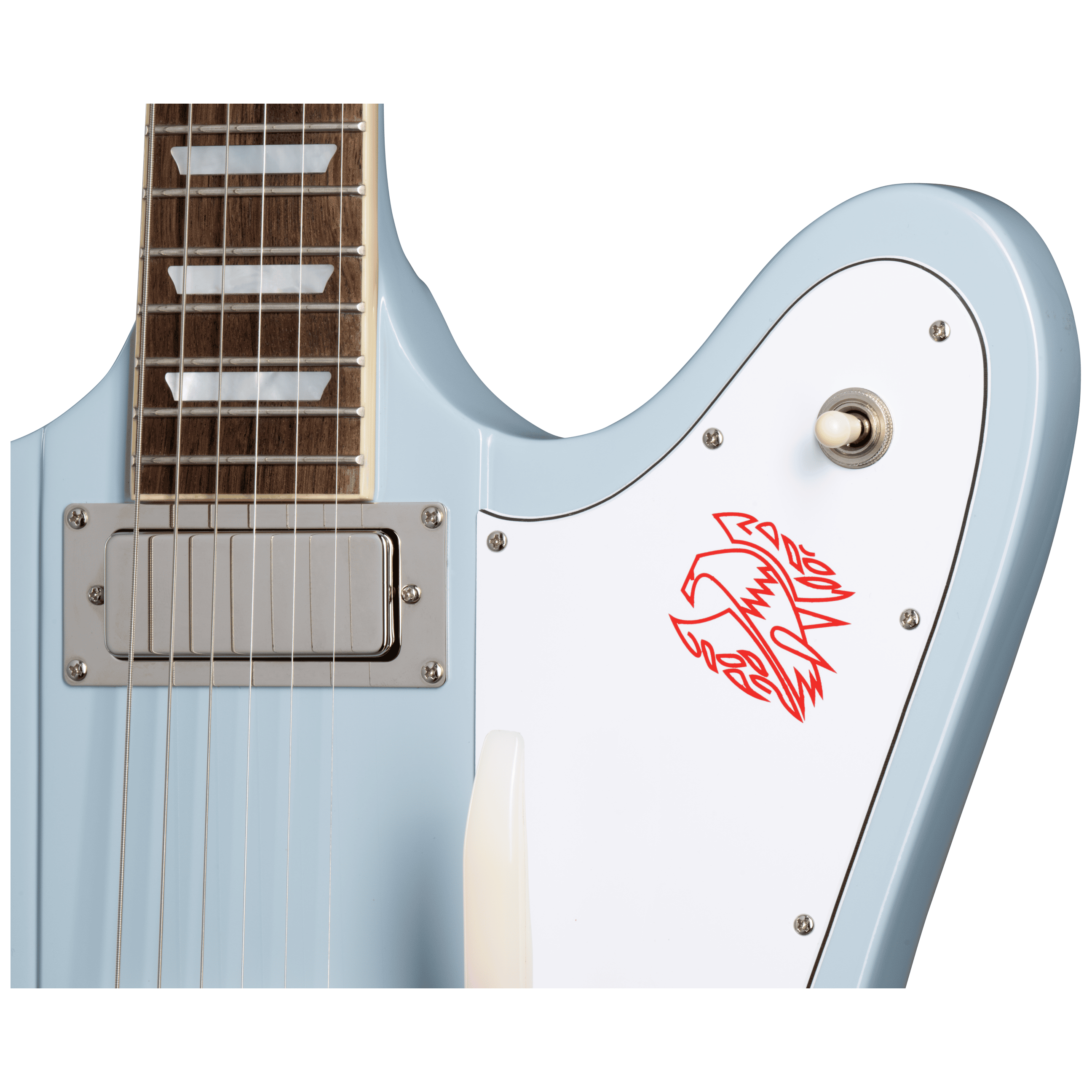 Epiphone Firebird V Frost Blue 6