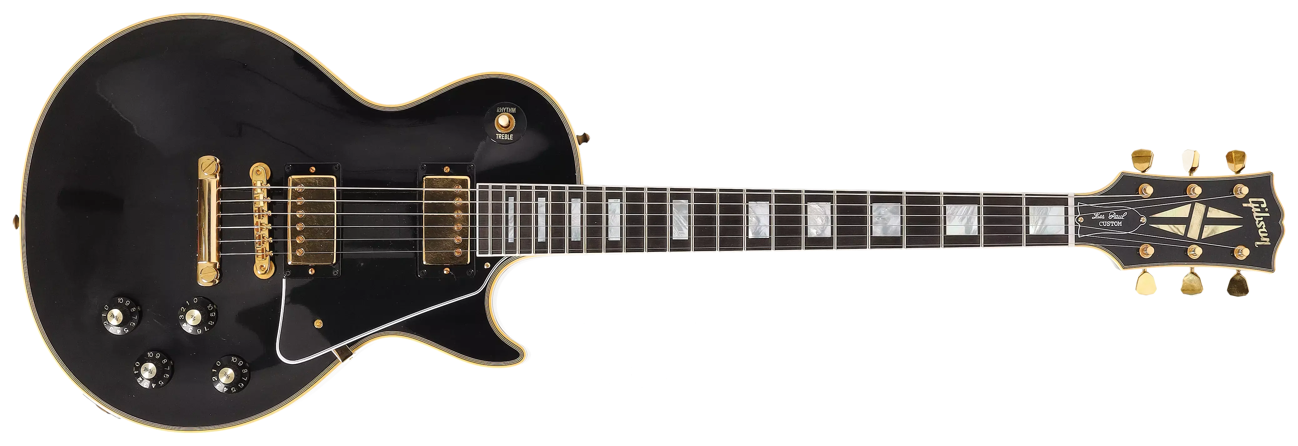 Gibson 1968 Les Paul Custom Reissue Ultra Light Aged Ebony Murphy Lab #3 1