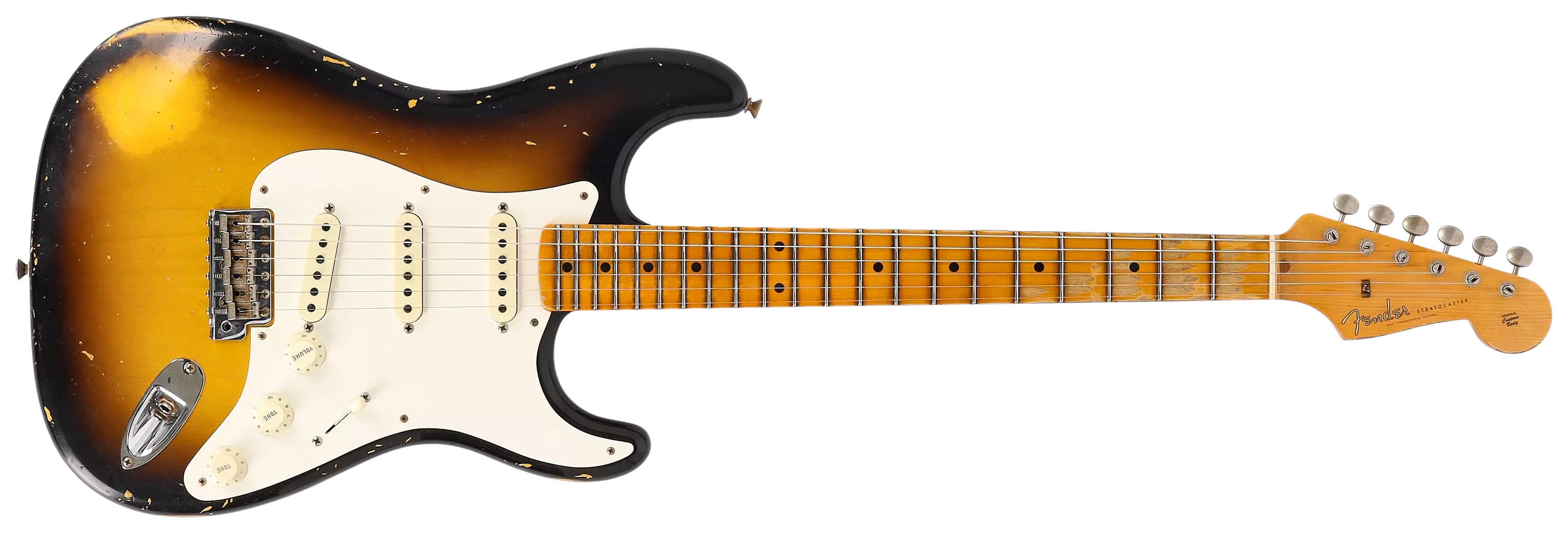 Fender LTD Custom Shop 57 Stratocaster Relic Wide-Fade 2-Color Sunburst  #CZ564157