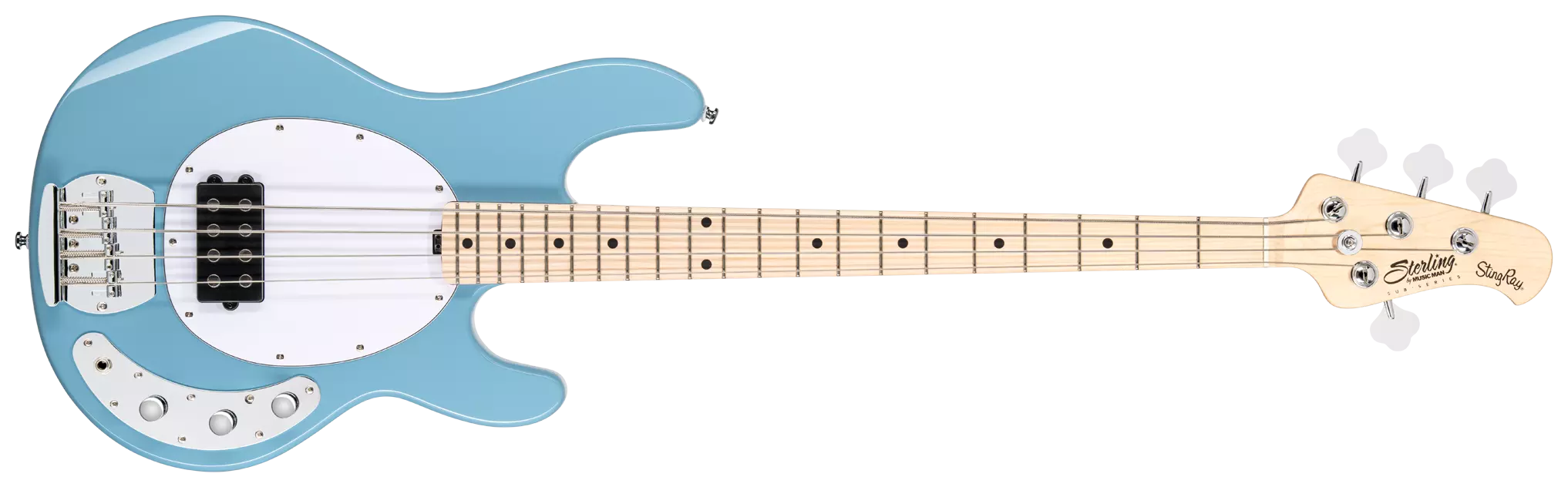 Sterling by Music Man S.U.B. StingRay RAY4 MN Chopper Blue 7