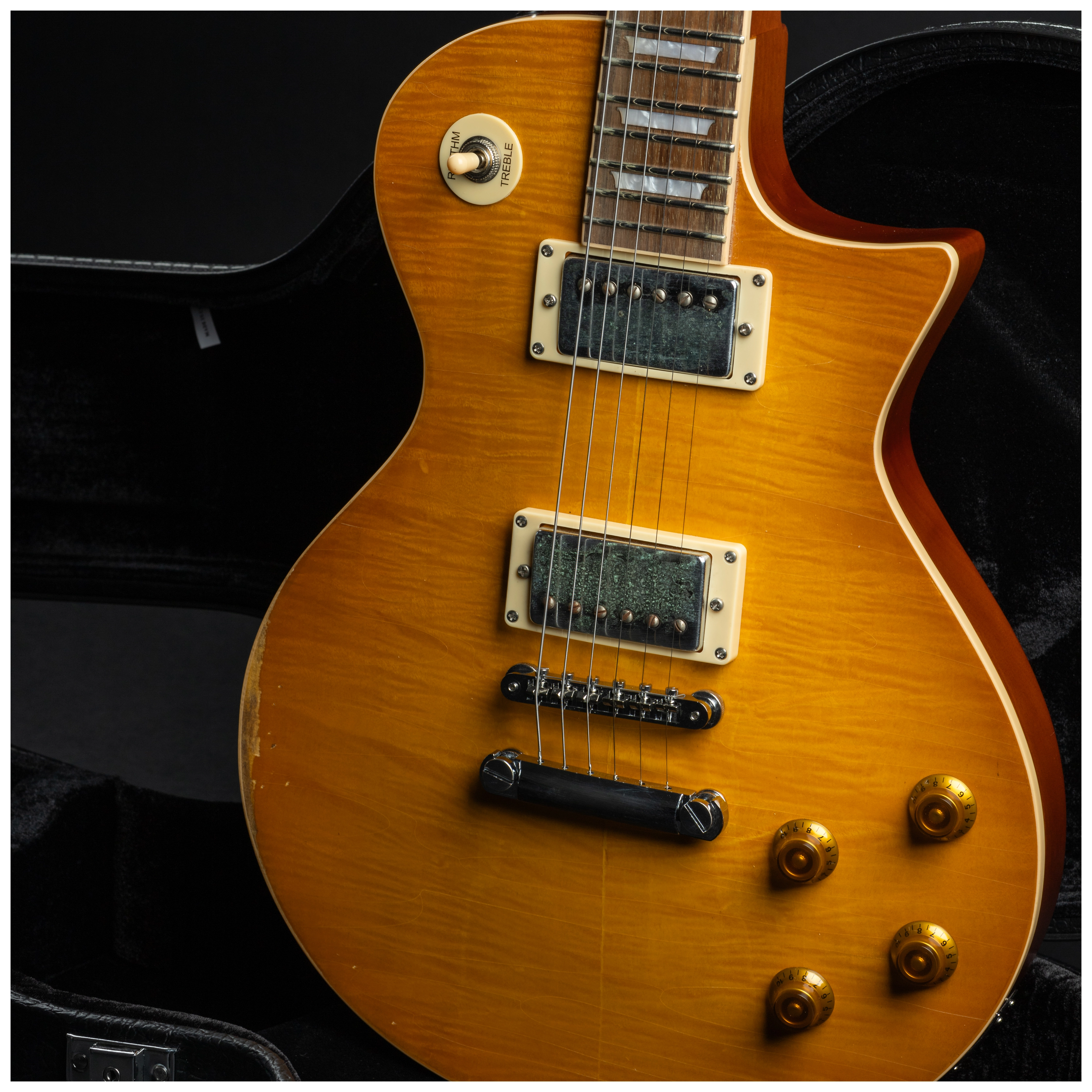 Redwood Relics LP-Style Dirty Lemon Burst 28