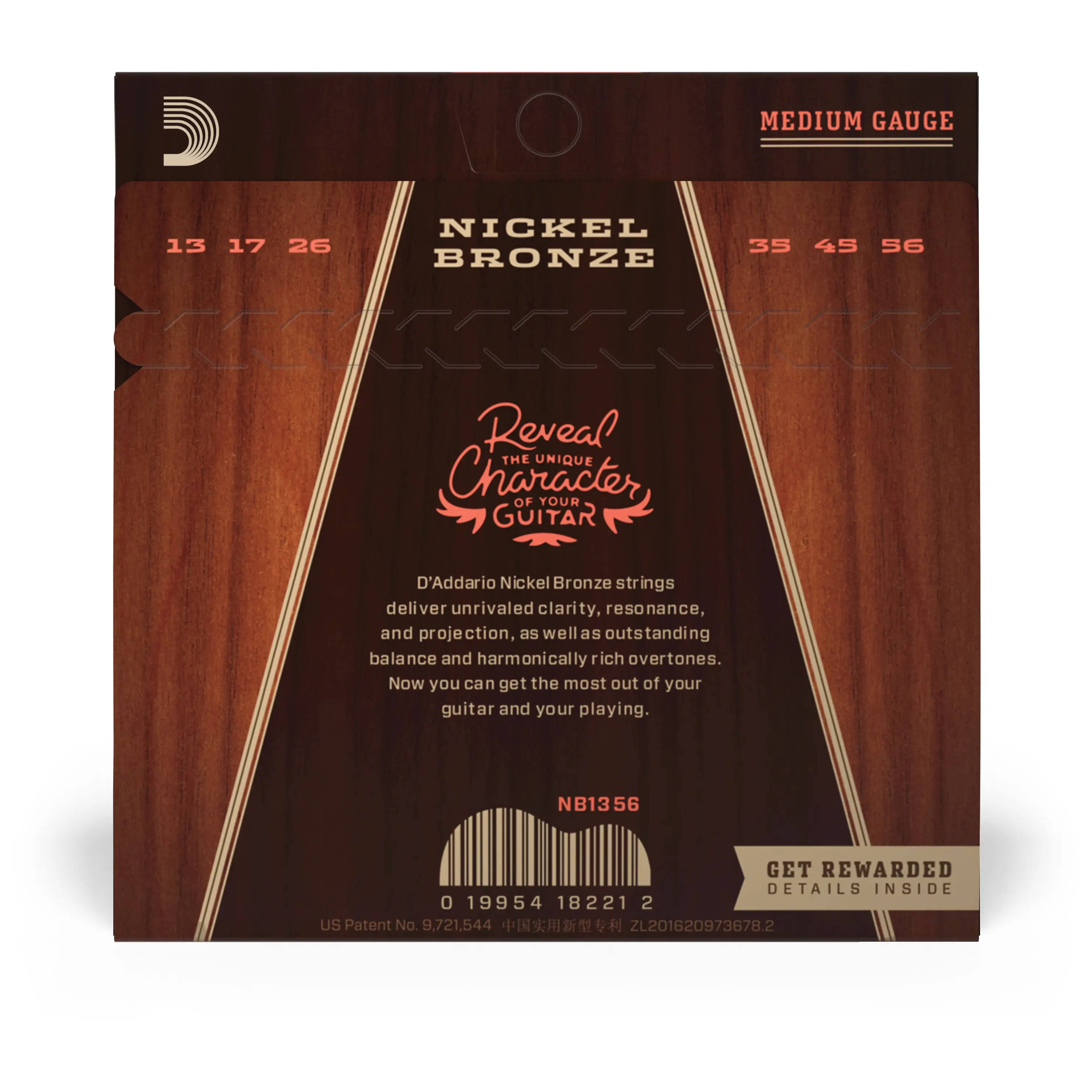 D’Addario NB1356 - NB Acoustic Nickel Bronze | 013-056 1