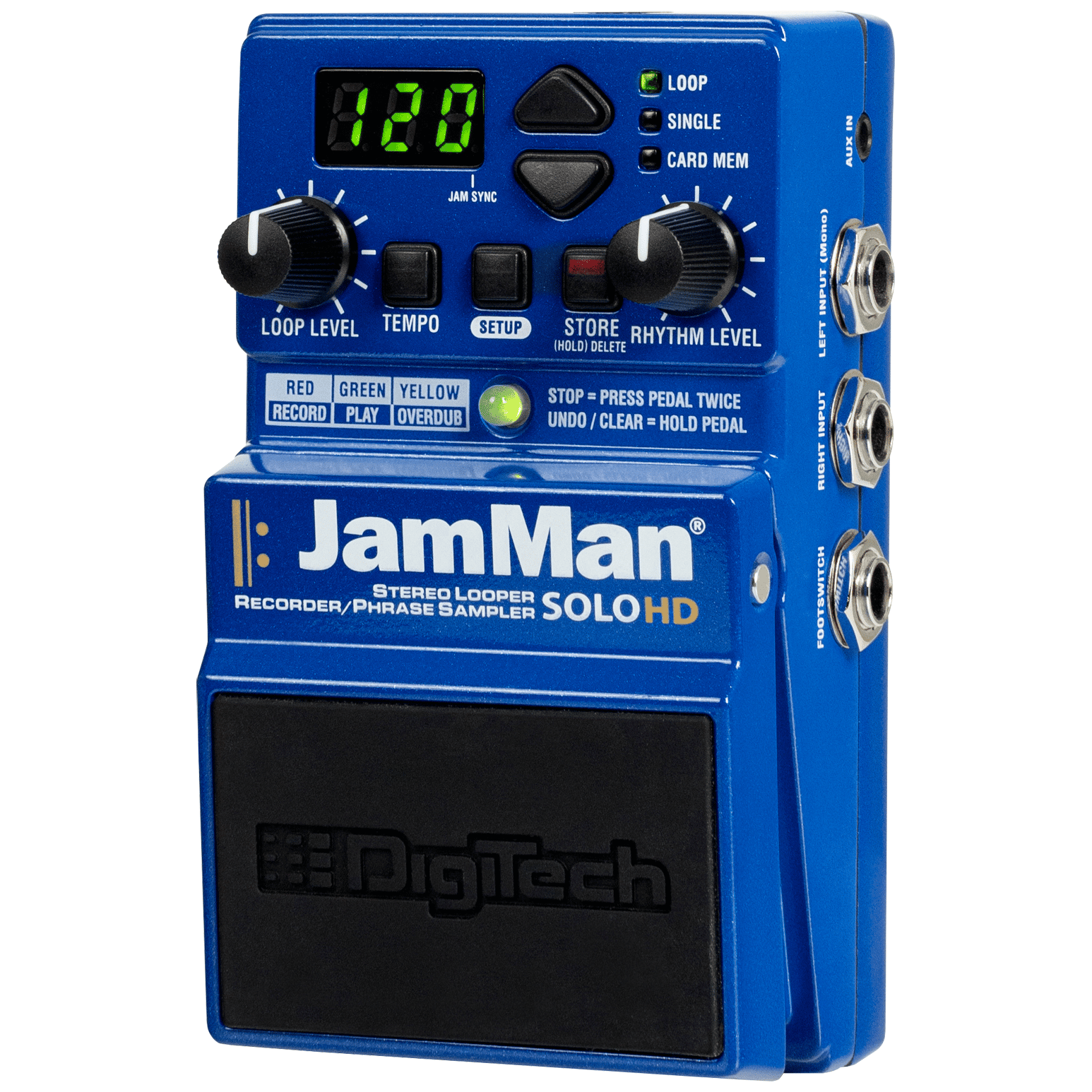 DigiTech Jam Man Solo HD Stereo Looper 2