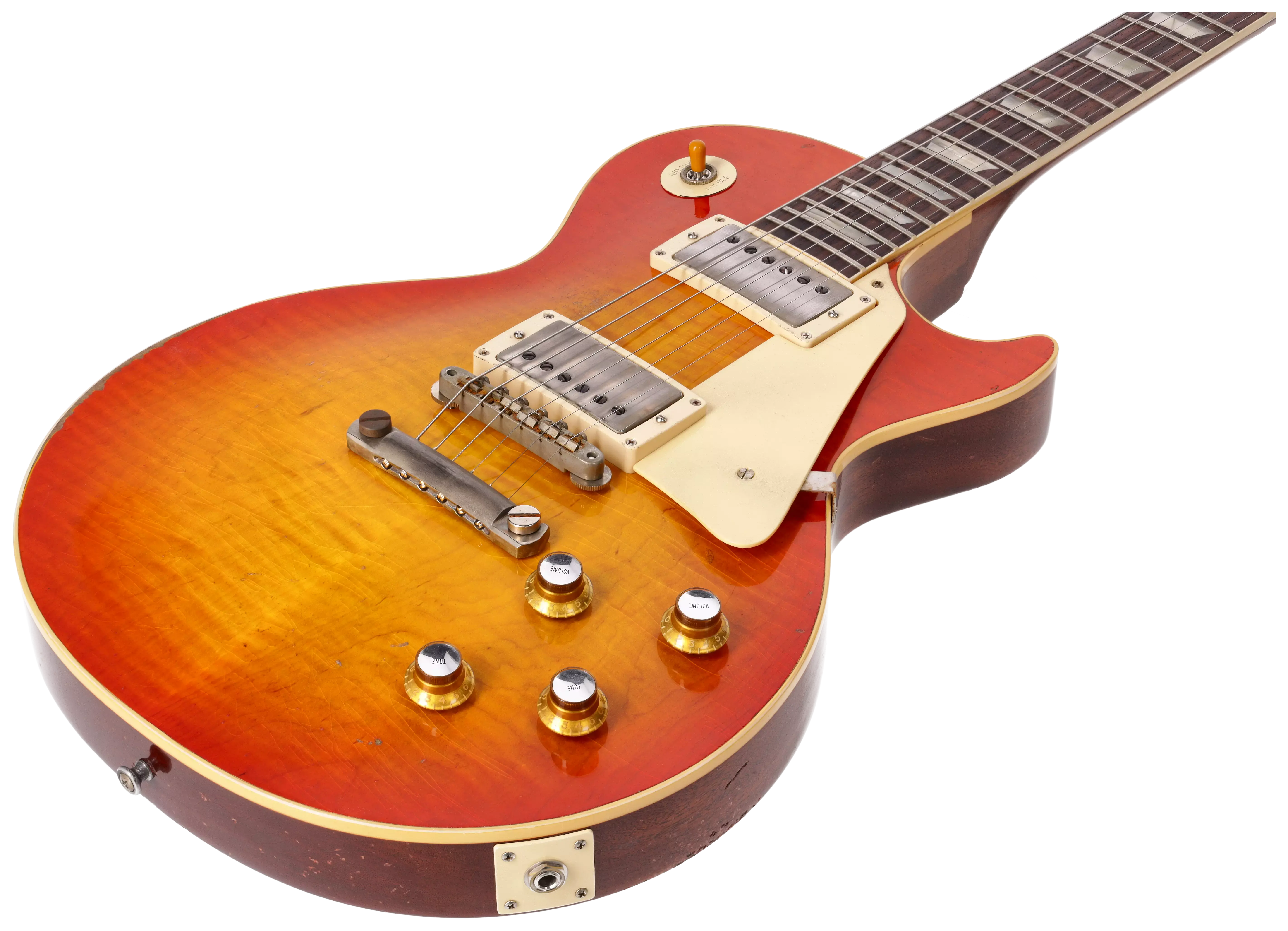 Gibson 1960 Les Paul Standard Reissue Heavy Aged Tangerine Burst Murphy Lab #1 4