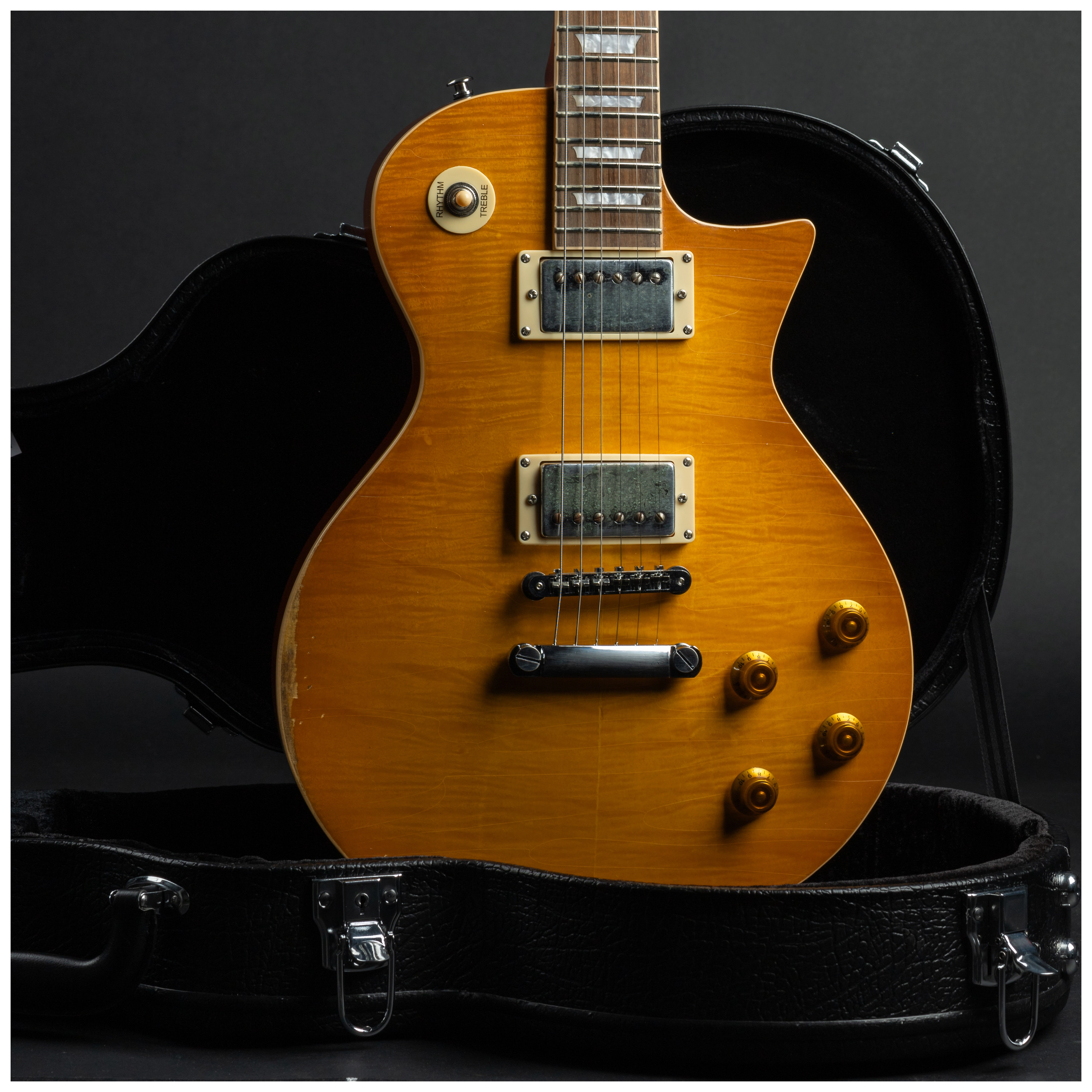 Redwood Relics LP-Style Dirty Lemon Burst 27