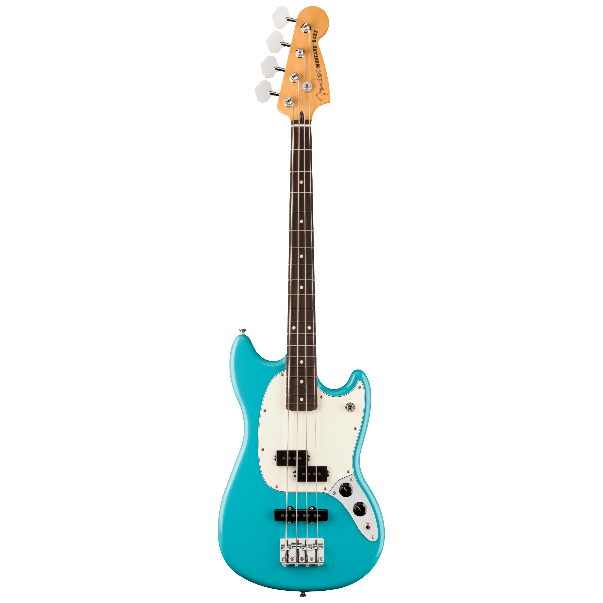 Fender Player II Mustang Bass PJ RW Aquatone Blue 4