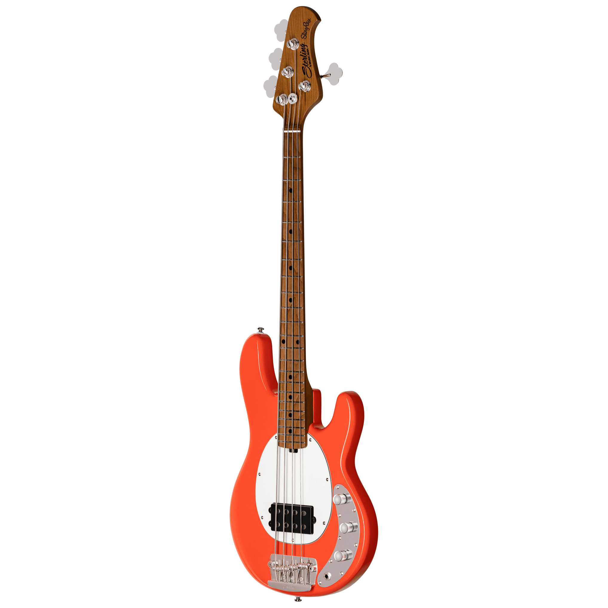 Sterling by Music Man StingRay Short Scale RAYSS4 Fiesta Red 2