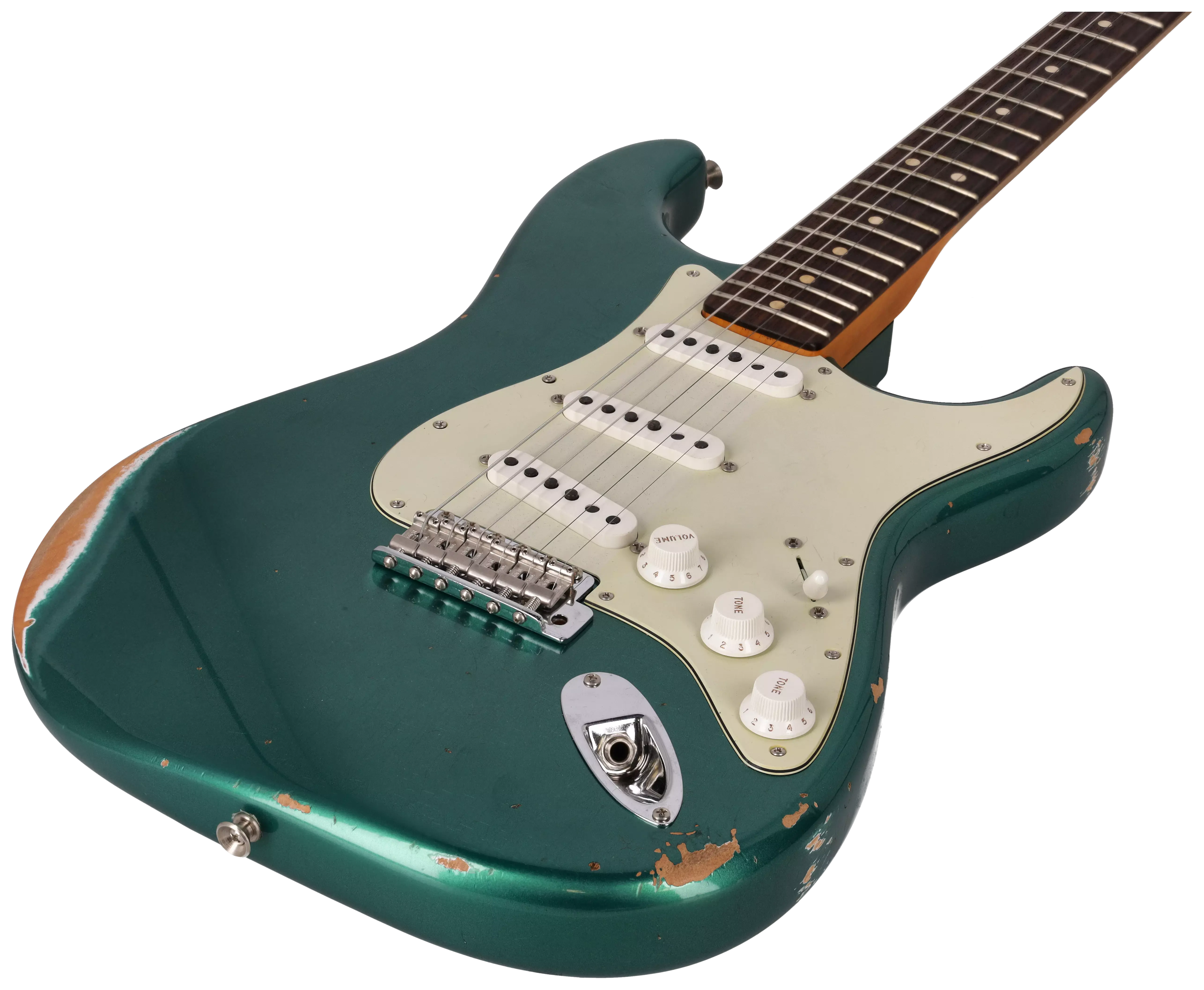 Fender Custom Shop 1963 Stratocaster Relic Aged British Racing Green Metallic #2 14