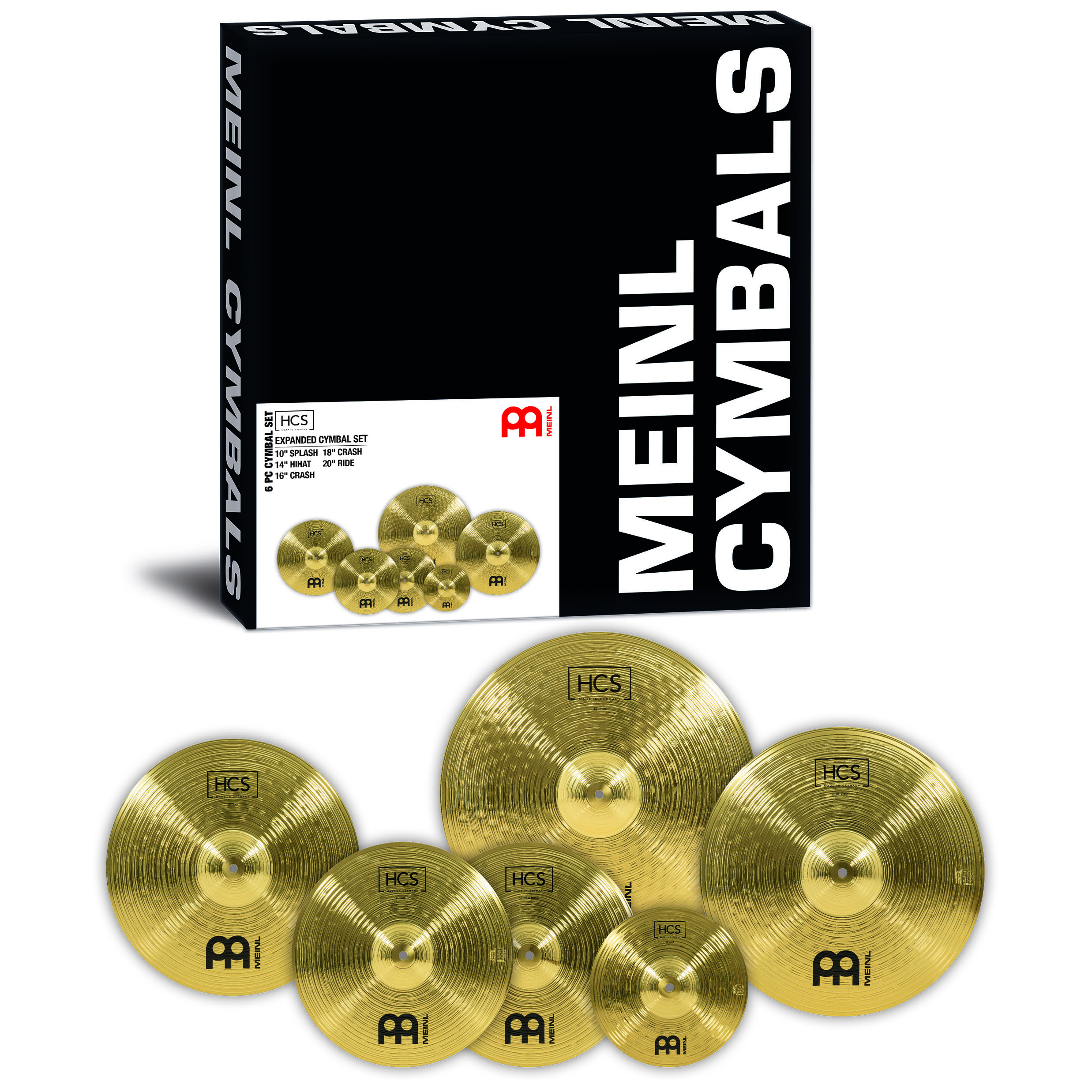 Meinl Cymbals HCS-CS2 - HCS Expanded Cymbal Set