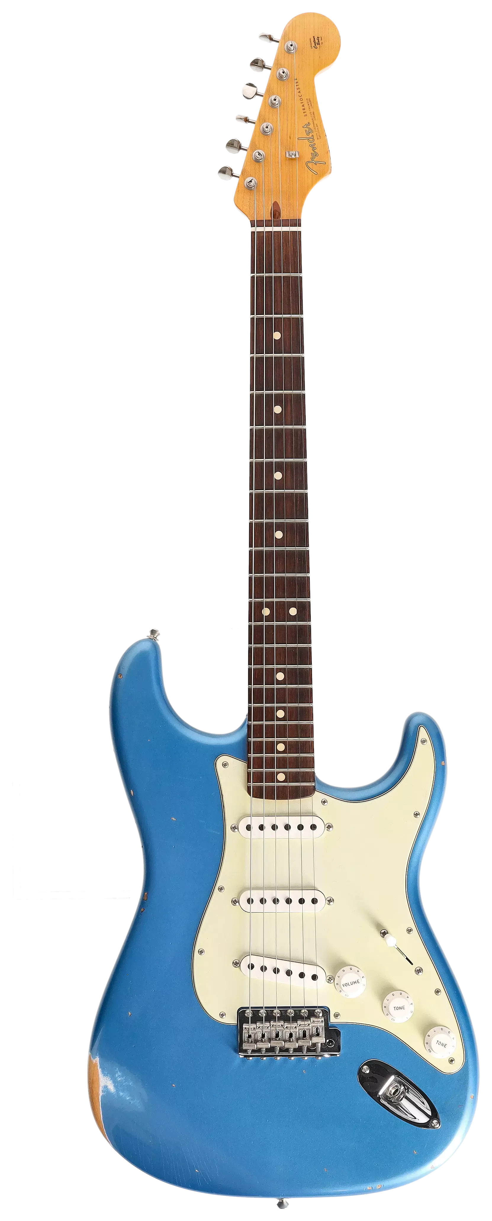 Fender Custom Shop 1963 Stratocaster Relic Aged Lake Placid Blue Metallic #2