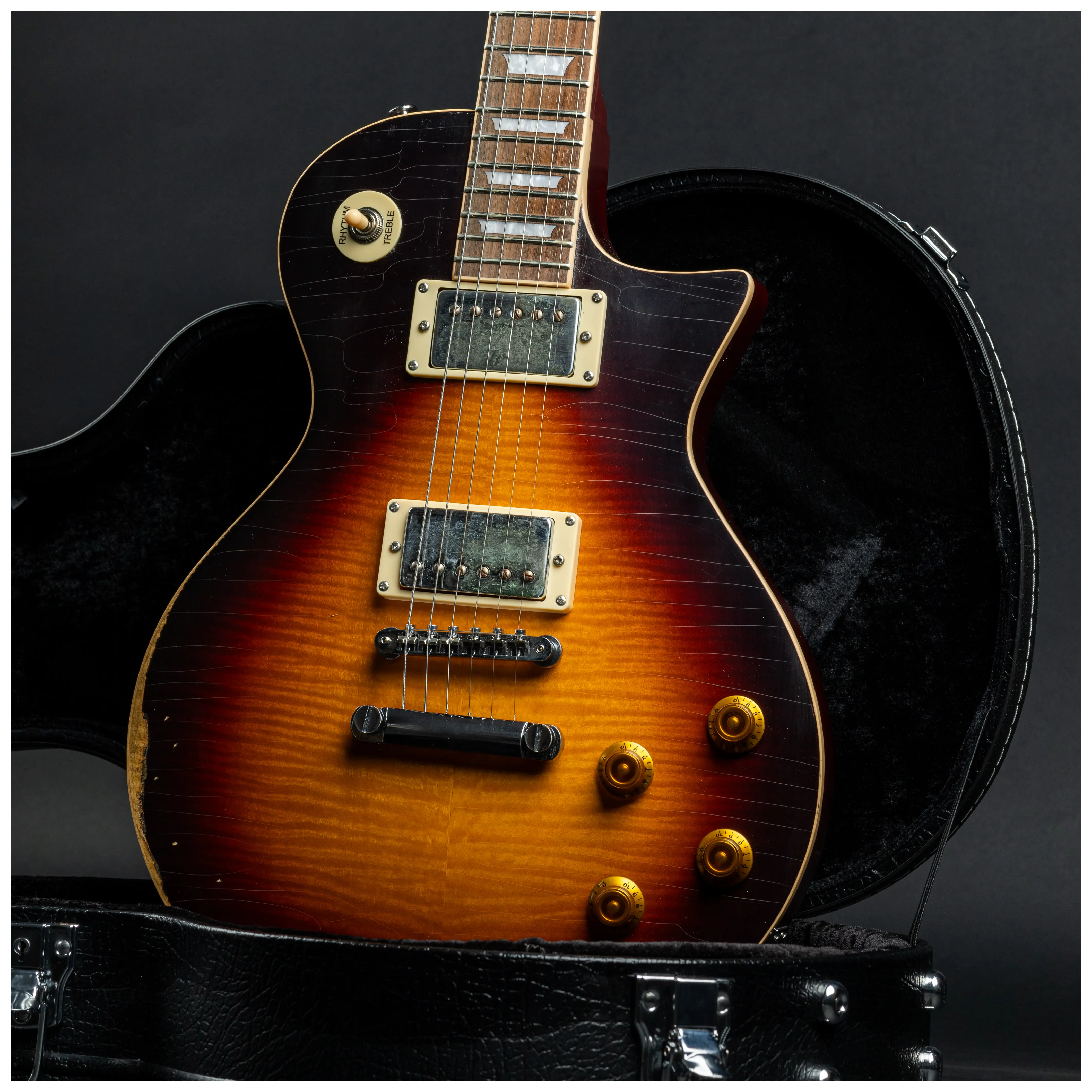 Redwood Relics LP-Style Dirty Tobacco Burst inkl. Case 31