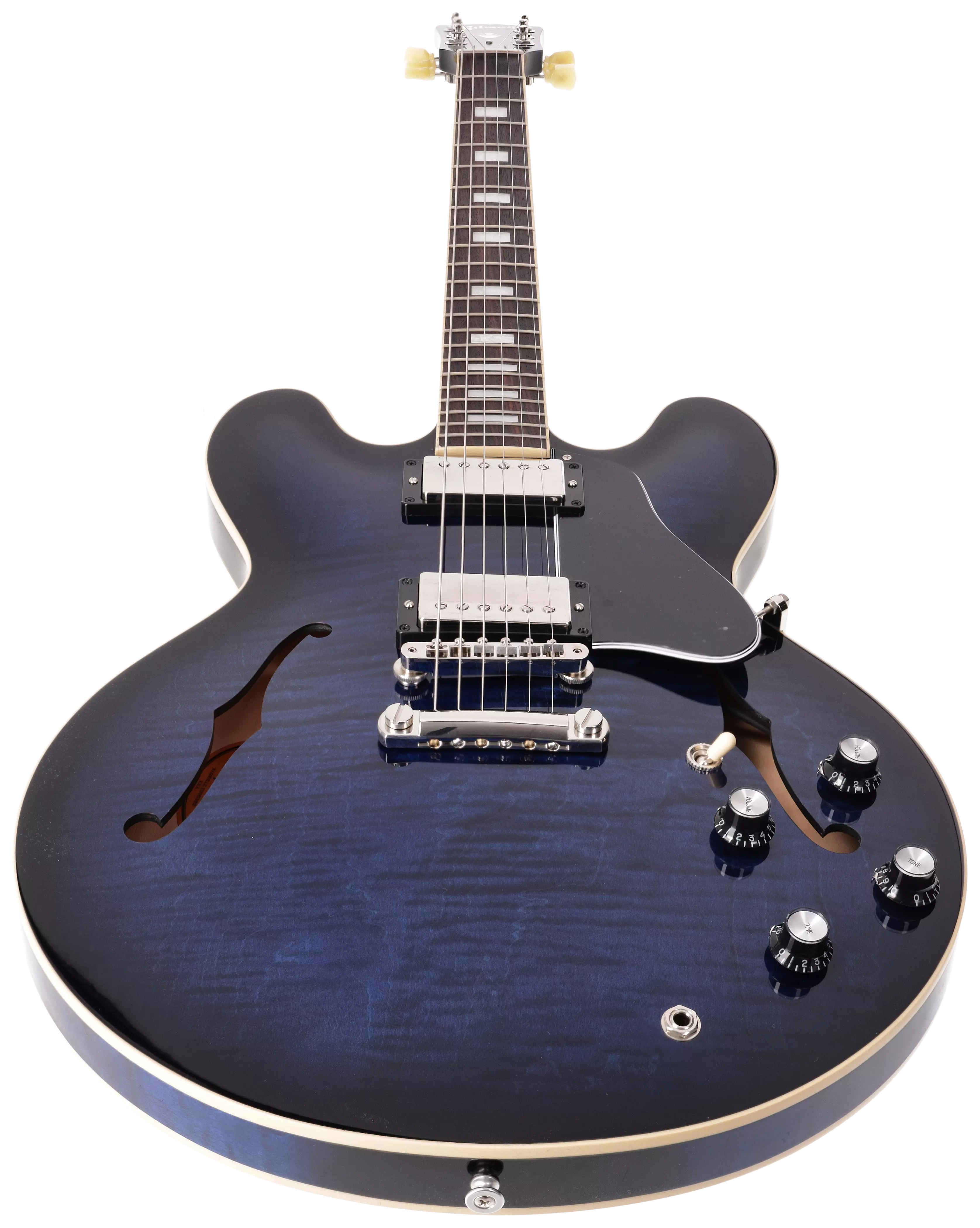 Gibson ES-335 Figured Deep Ocean Burst 3