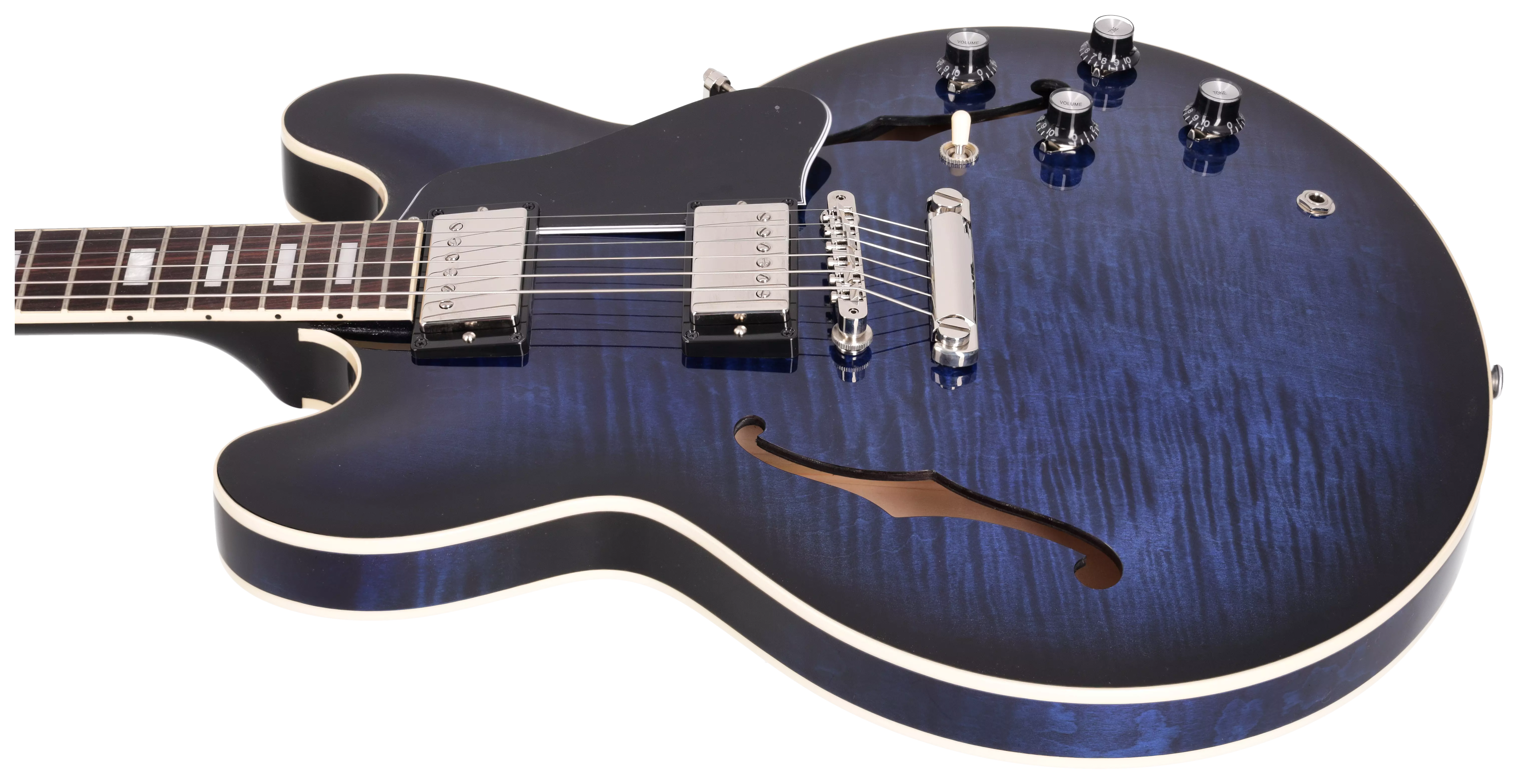 Gibson ES-335 Figured Deep Ocean Burst 6