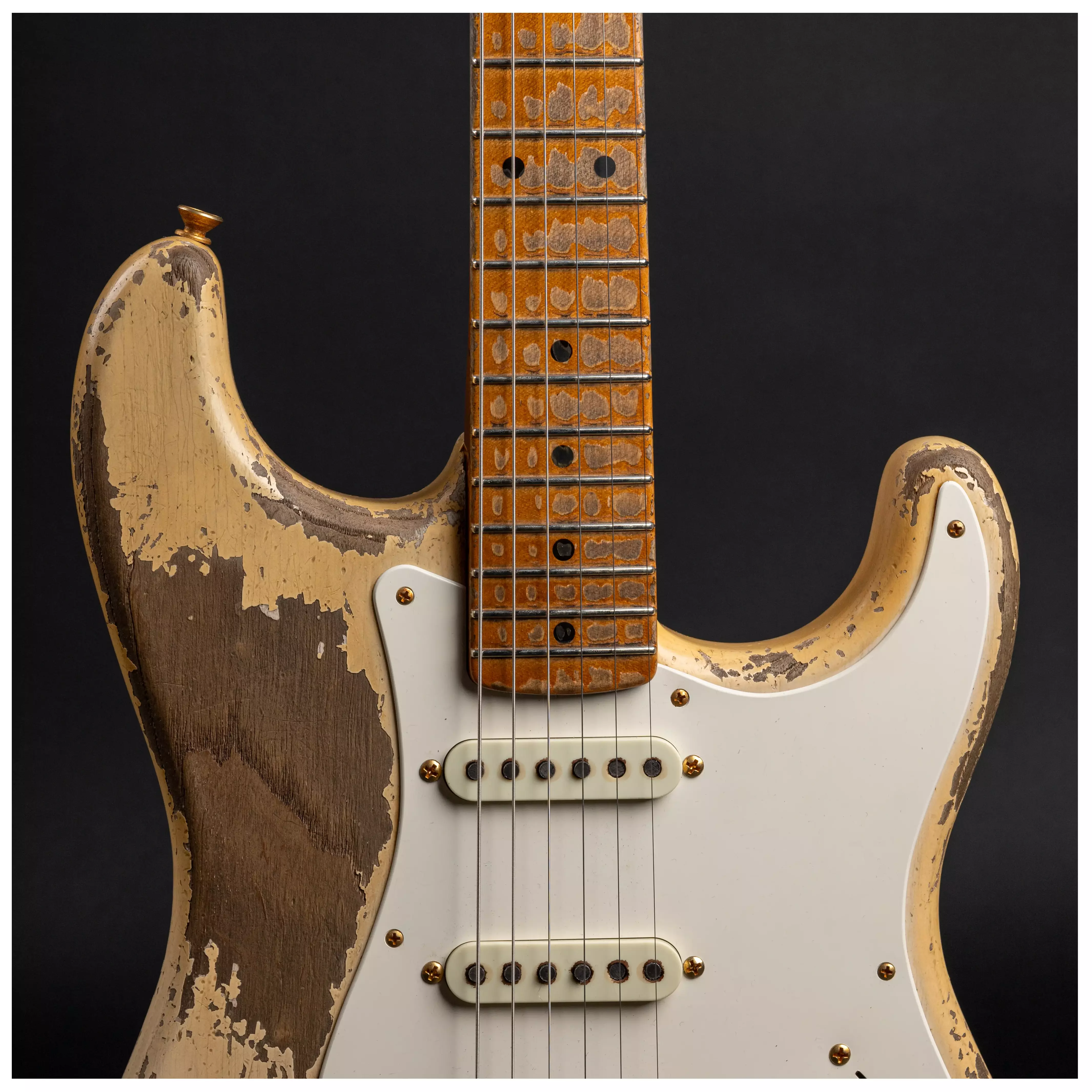 Fender Custom Shop 1955 Stratocaster HVREL WBL GH MBDW Heavy Relic Masterbuilt Dale Wilson #CZ575736 34