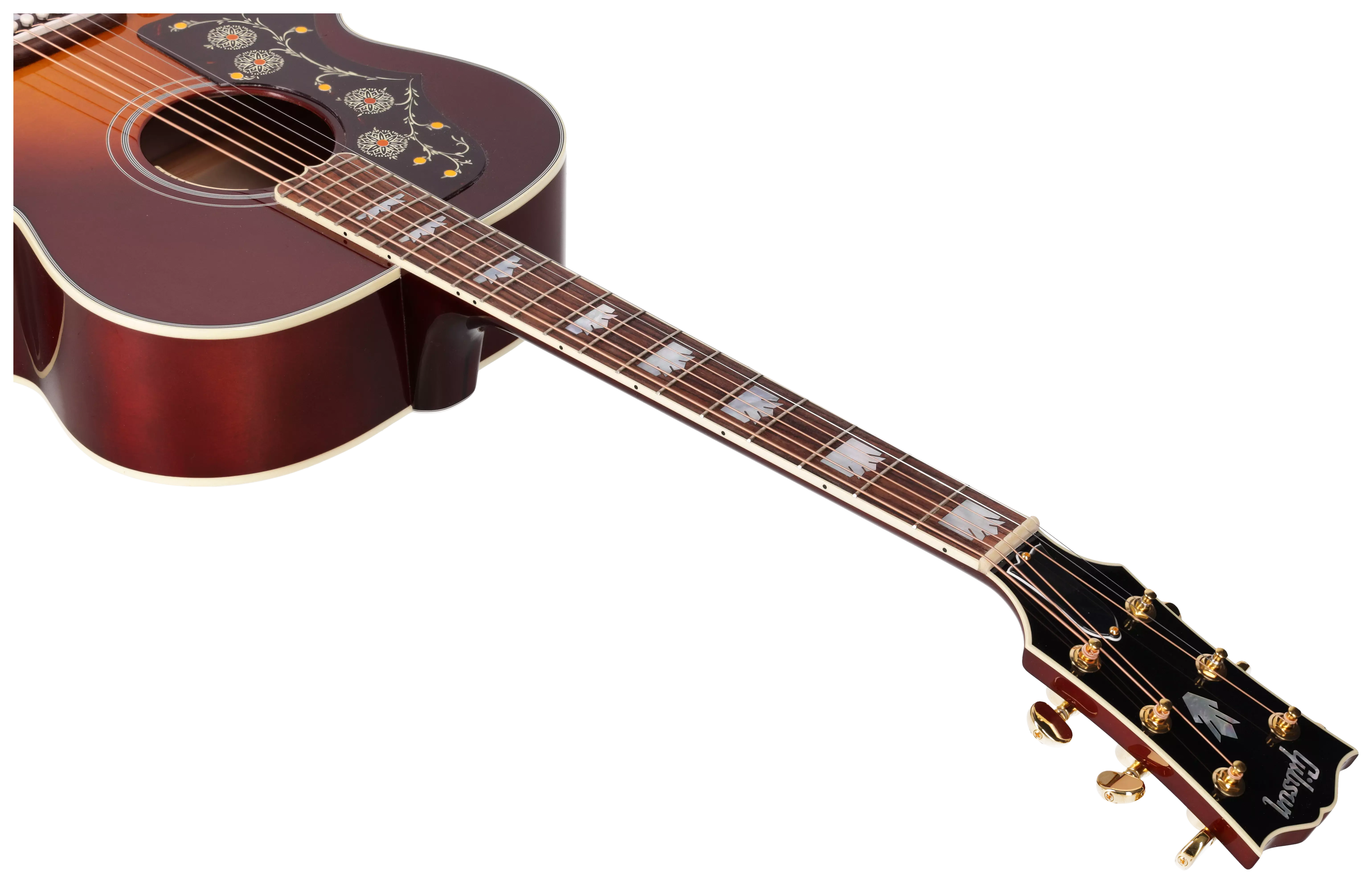 Gibson SJ-200 Standard Maple Autumnburst Lefthand 15