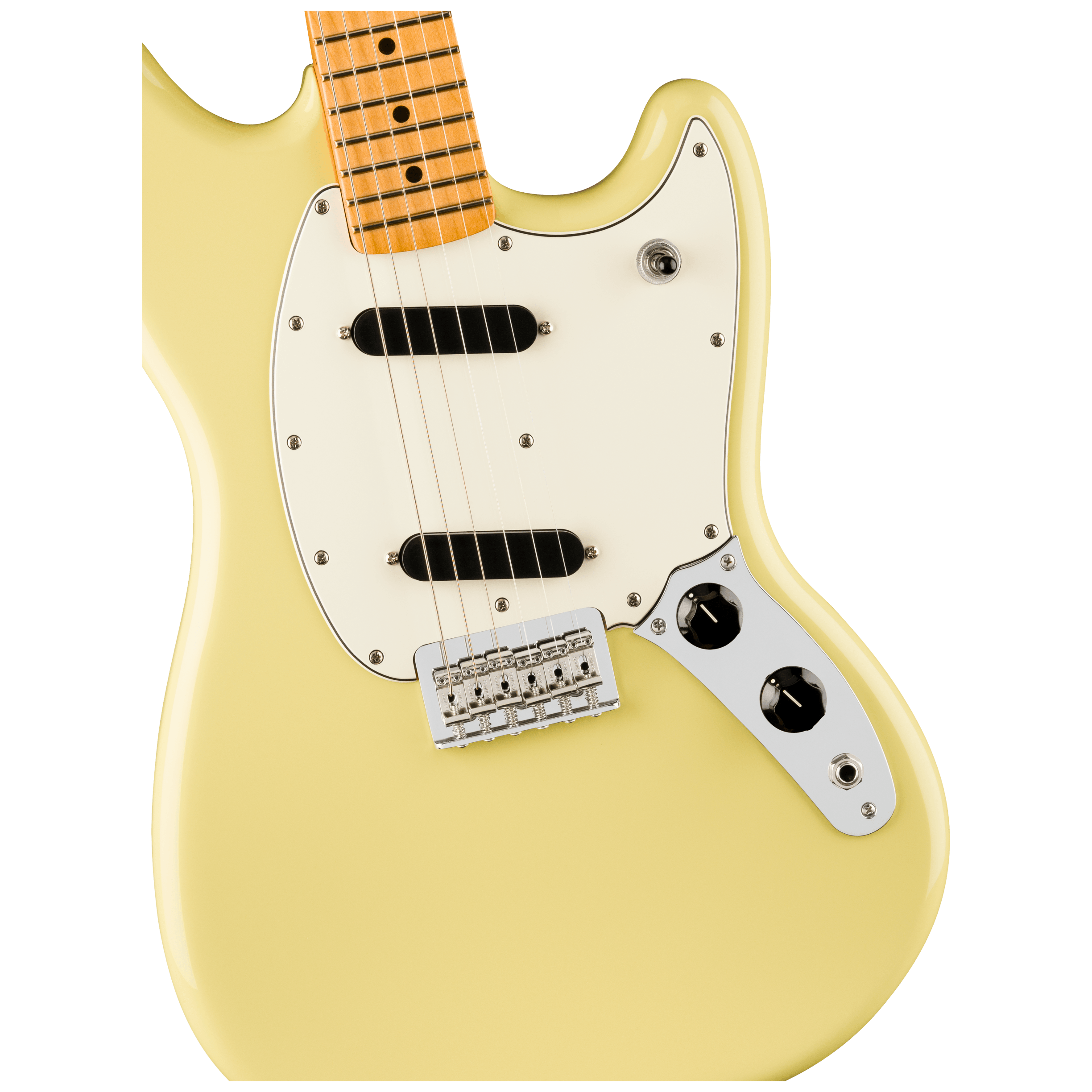 Fender Player II Mustang MN Hialeah Yellow 5