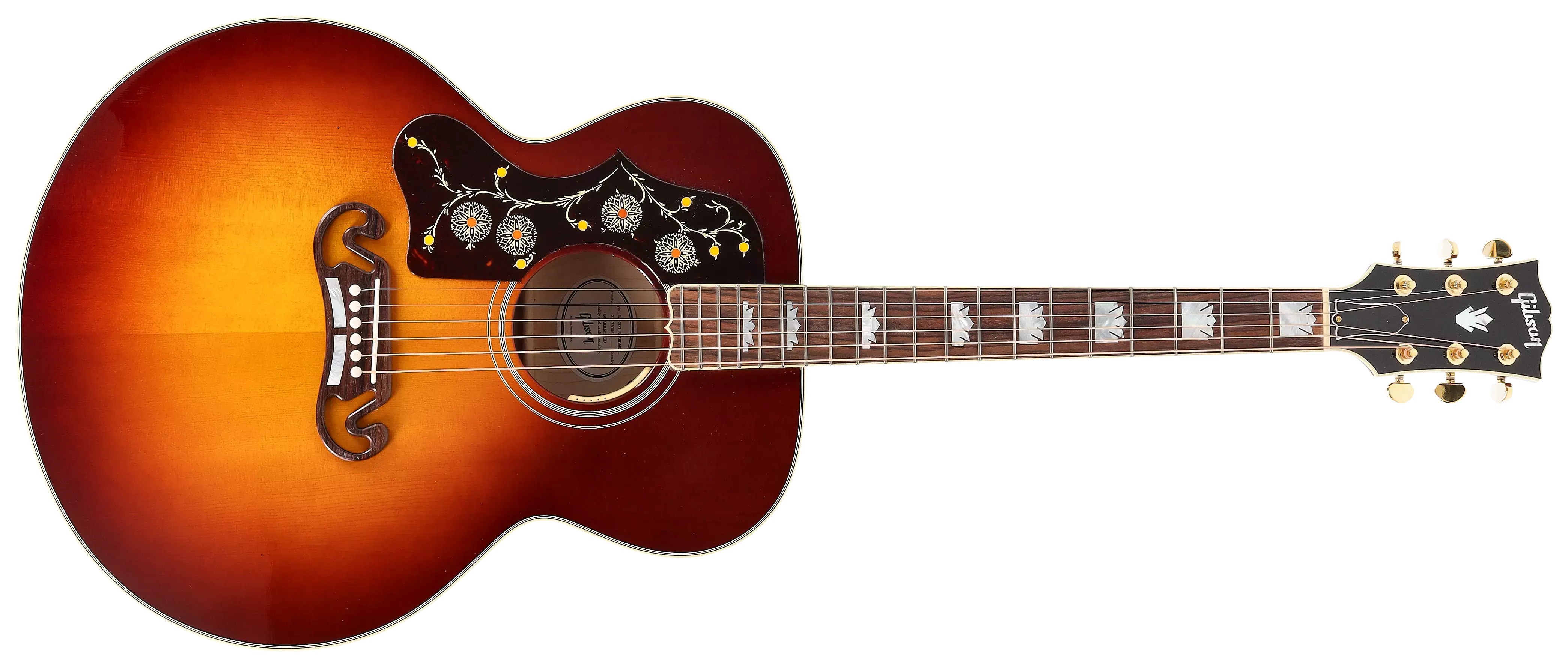 Gibson SJ-200 Standard Maple Autumnburst Lefthand 1