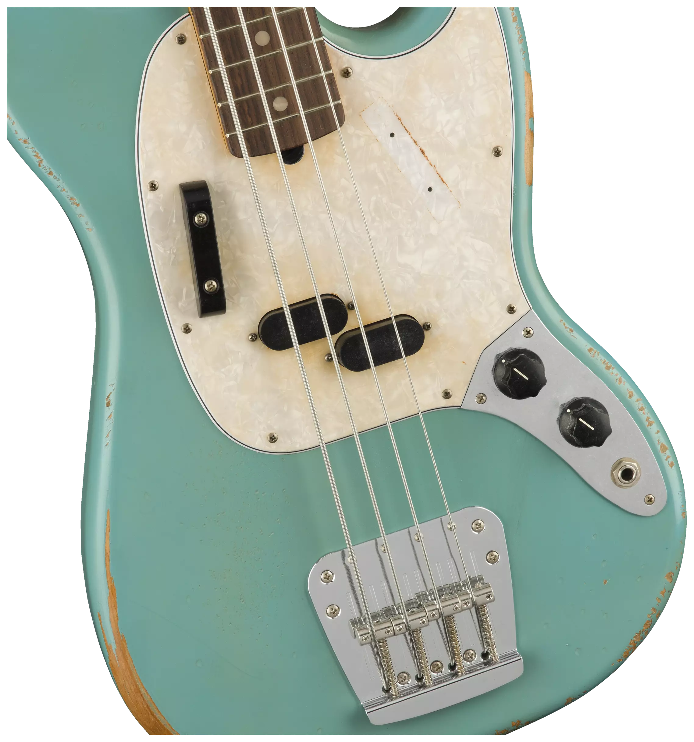 Fender Justin Meldal-Johnsen Road Worn Mustang Bass RW 5