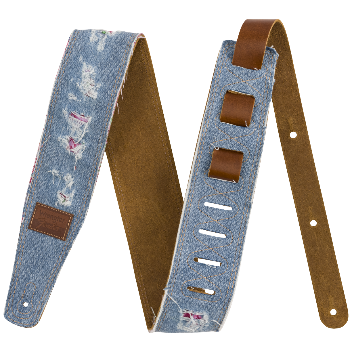 Fender Wrangler Ripped Denim Strap Indigo