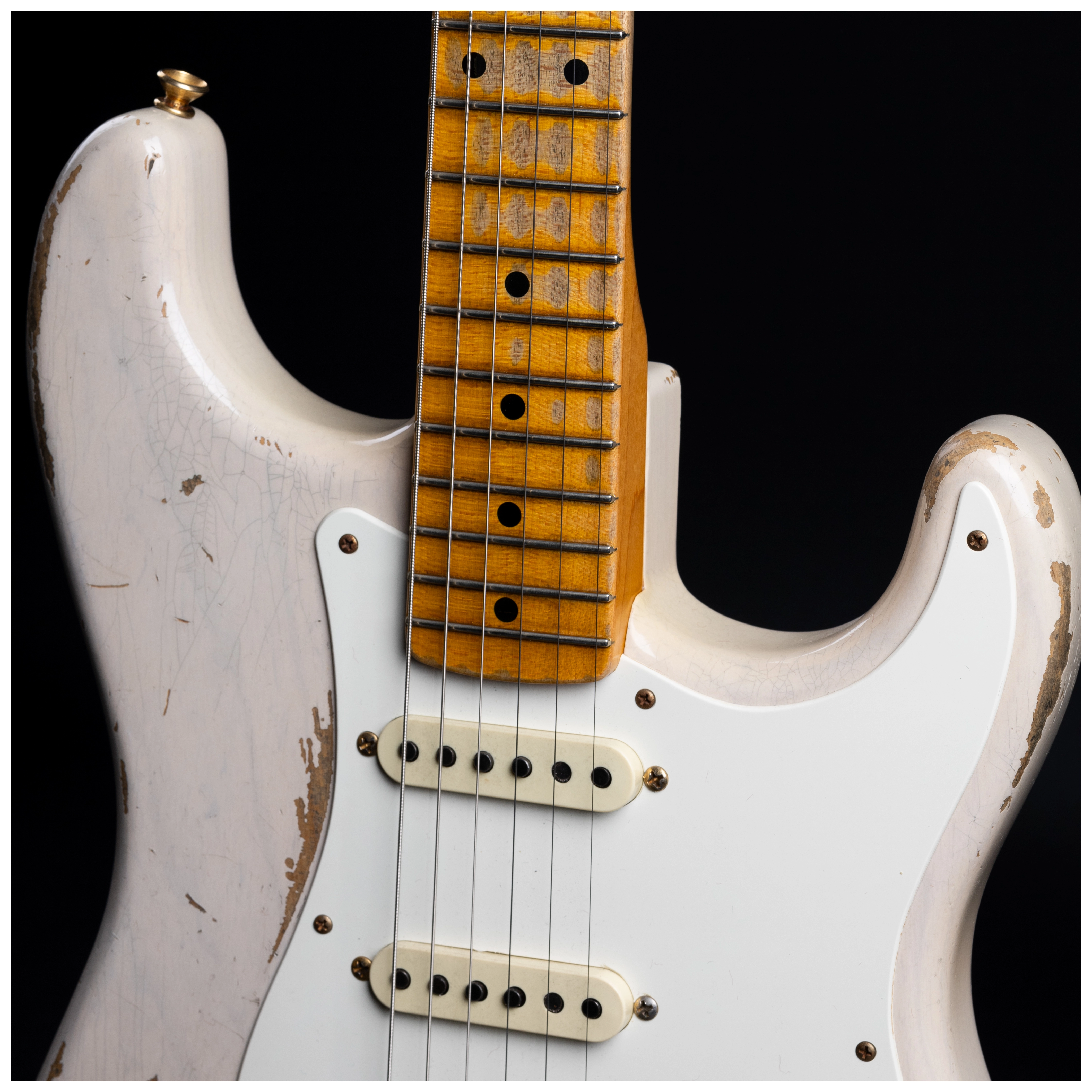 Fender Custom Shop 1955 Stratocaster HVREL GH WBL MBTK Heavy Relic Masterbuilt Todd Krause #R105023 29