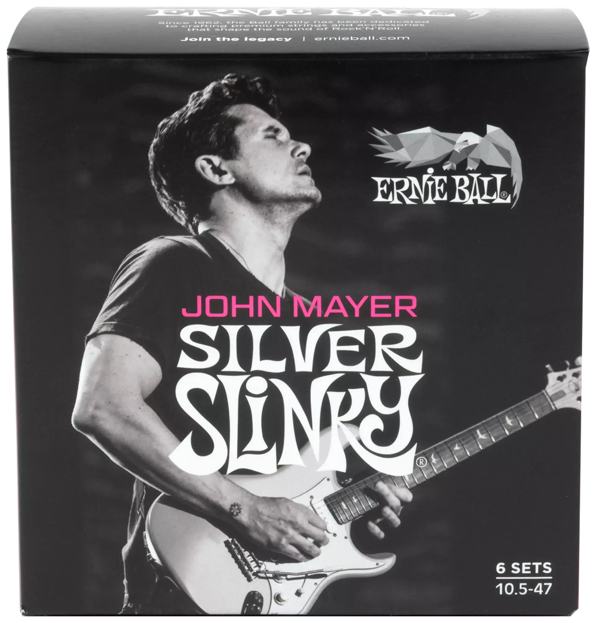 Ernie Ball EB3817 Slinky Nickel John Mayer Silver Signature 6er Pack | 010.5 - 047 2