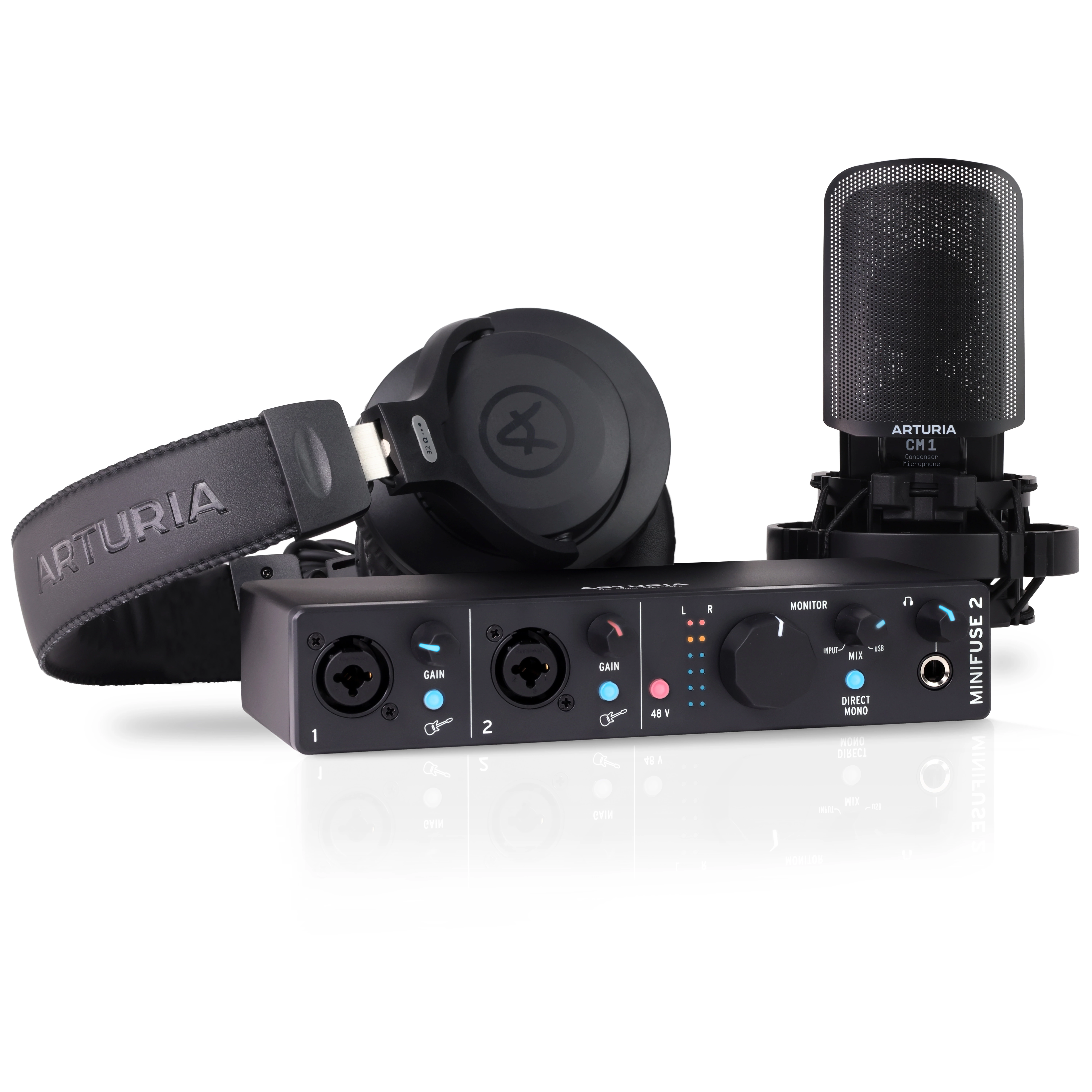 Arturia MiniFuse Recording Pack Black - Black