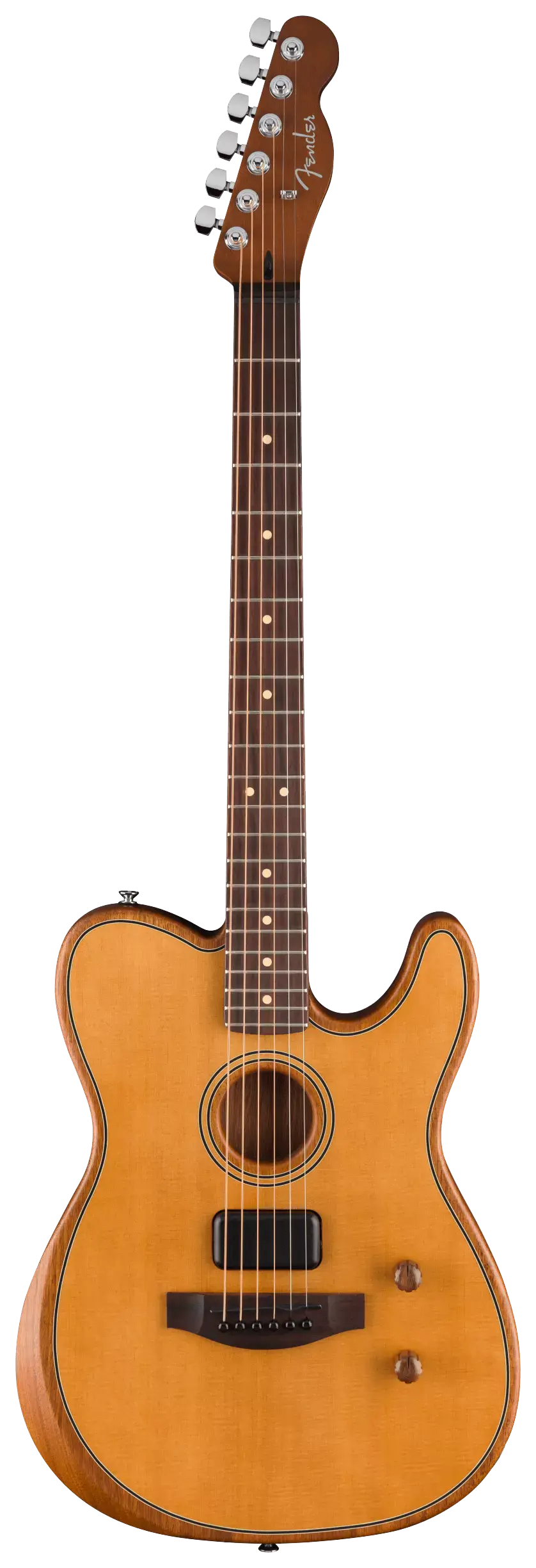 Fender Acoustasonic Standard Telecaster Aged Natural 3