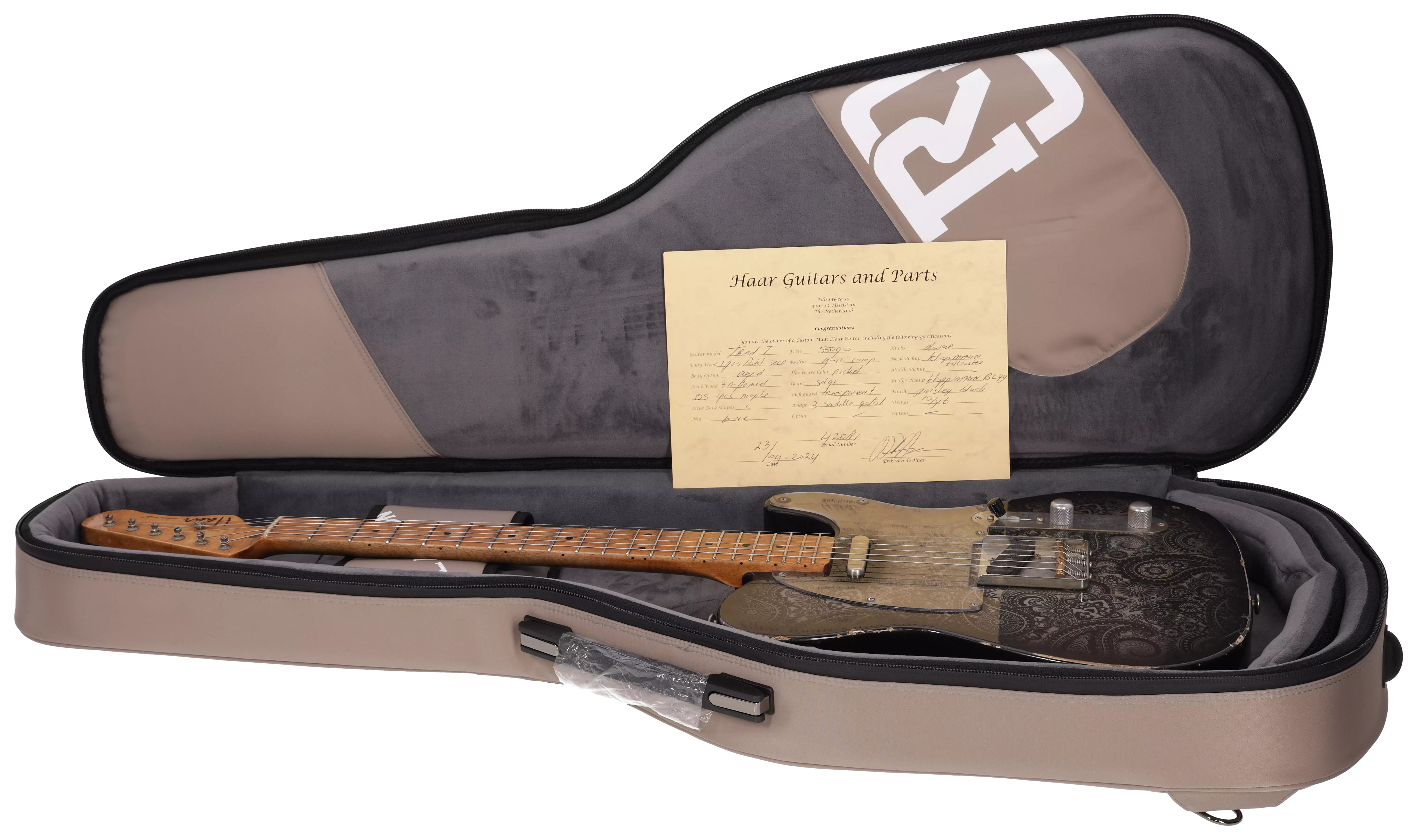 Haar Traditional T Superlight Black Paisley #42081 Guitar Summit 2024 19