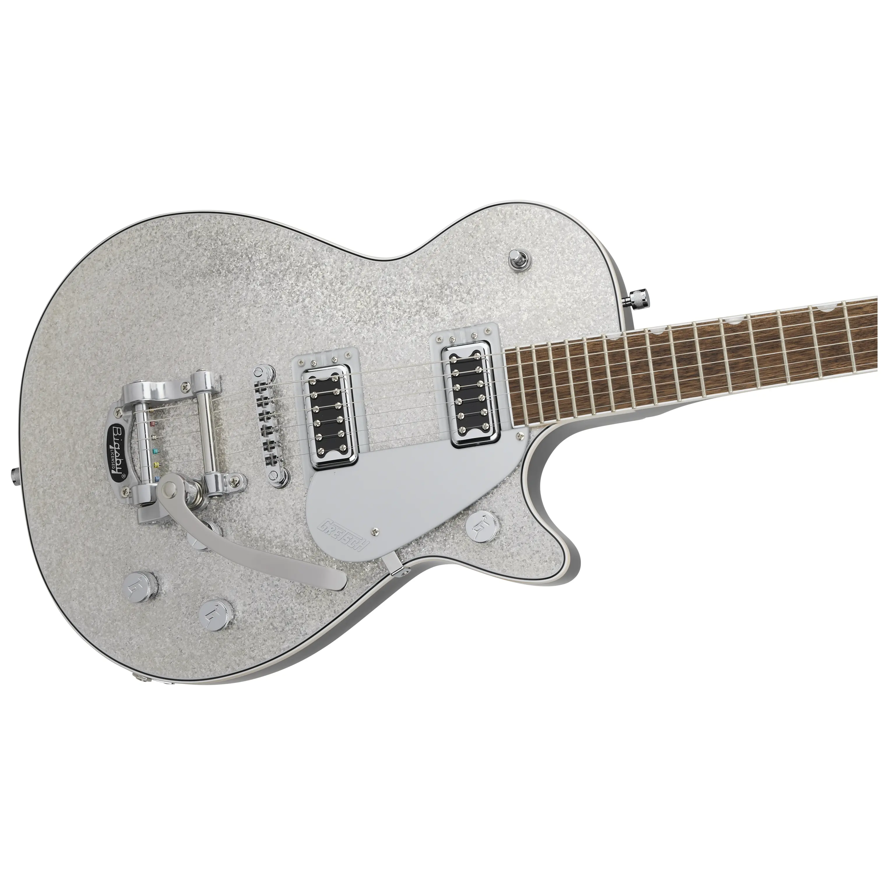 Gretsch G5230T Electromatic Sparkle Jet FT SC Bigsby Silver Sparkle 1